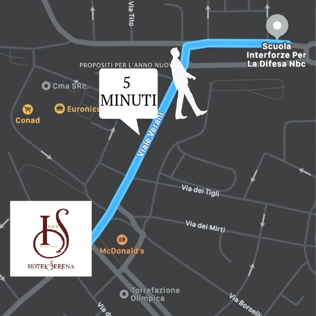 Property logo or sign in Hotel Serena