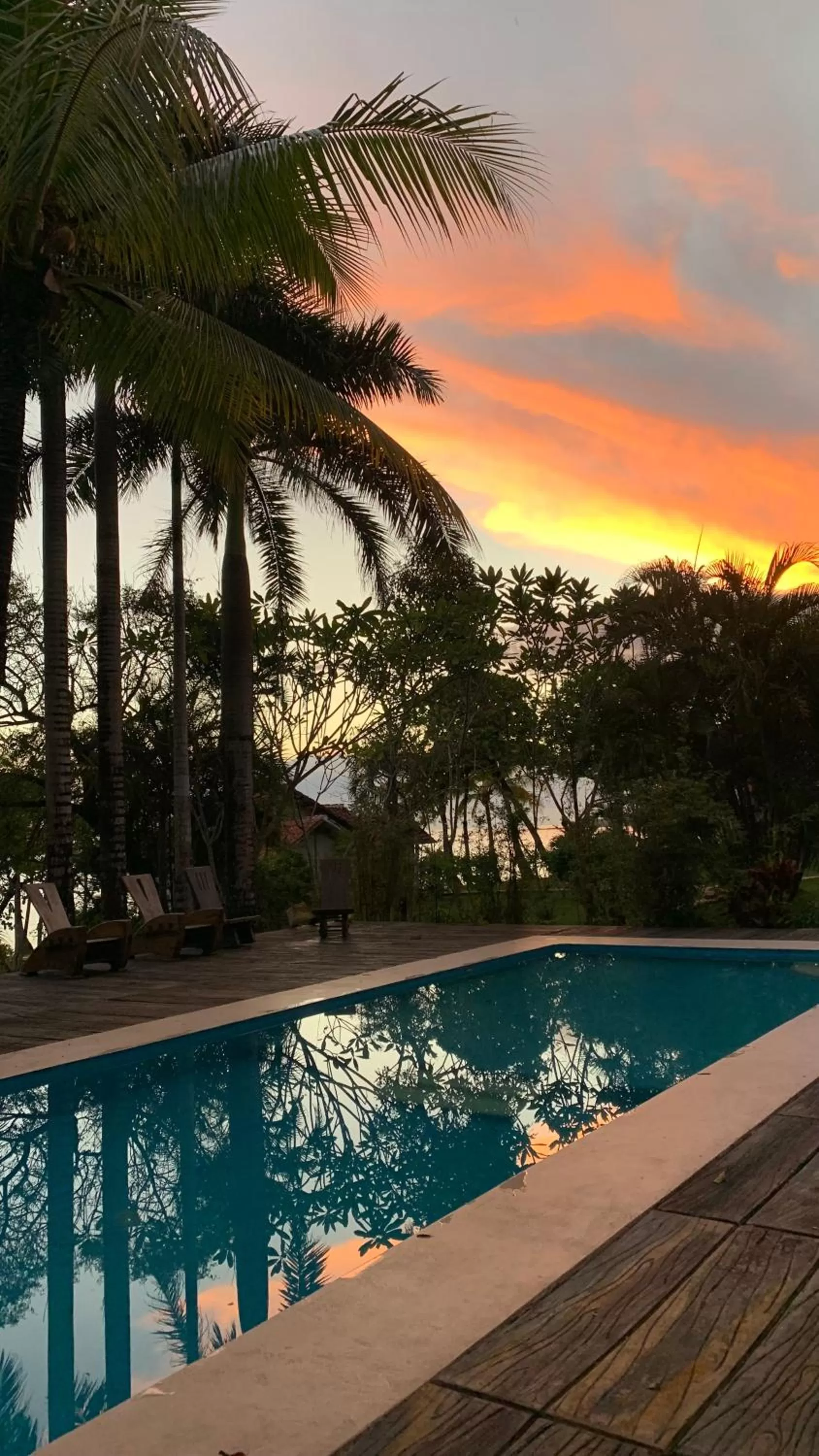 Pool view in Hotel Posada Los Destiladeros