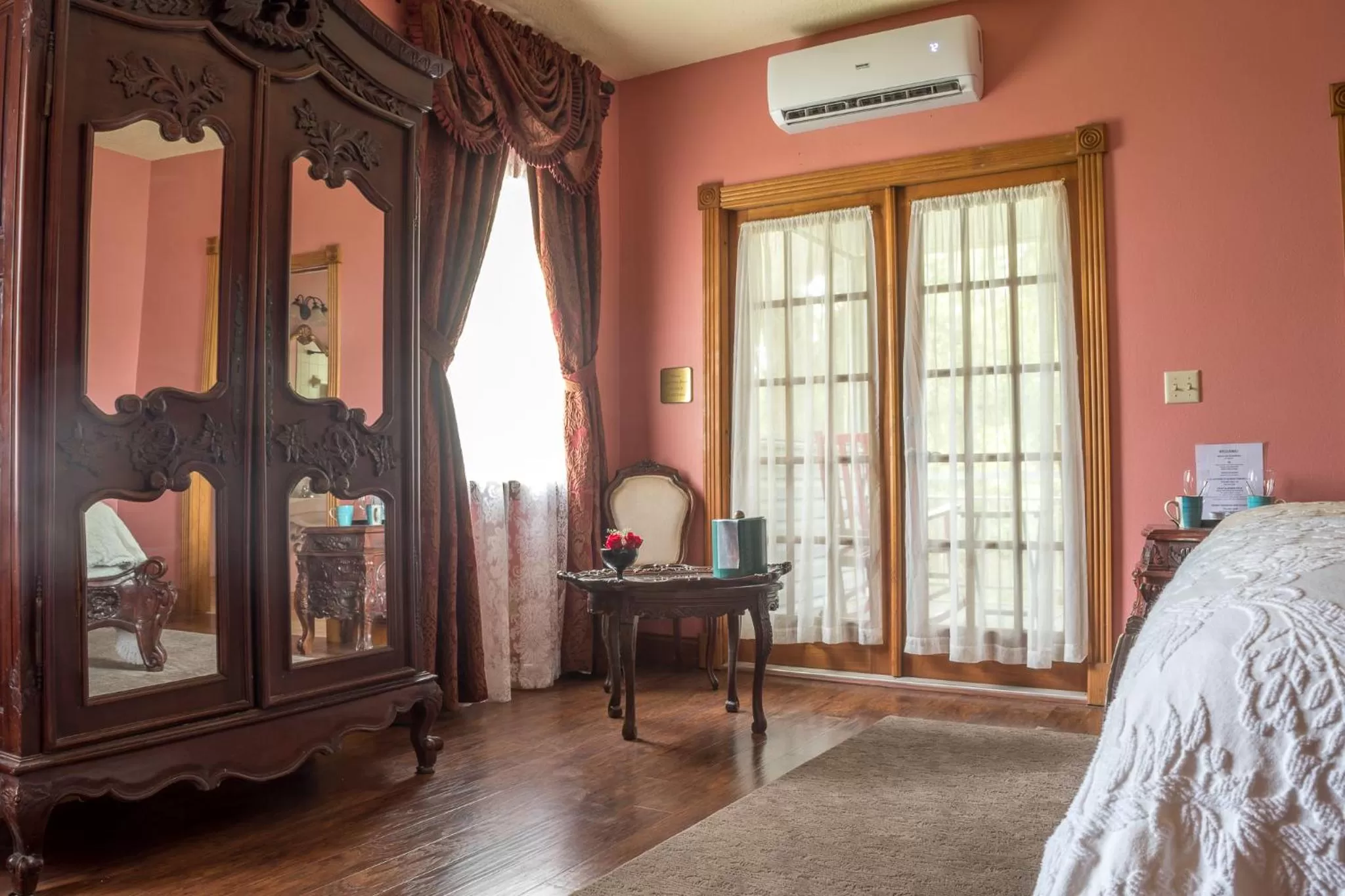 Bed in The Ann Stevens House