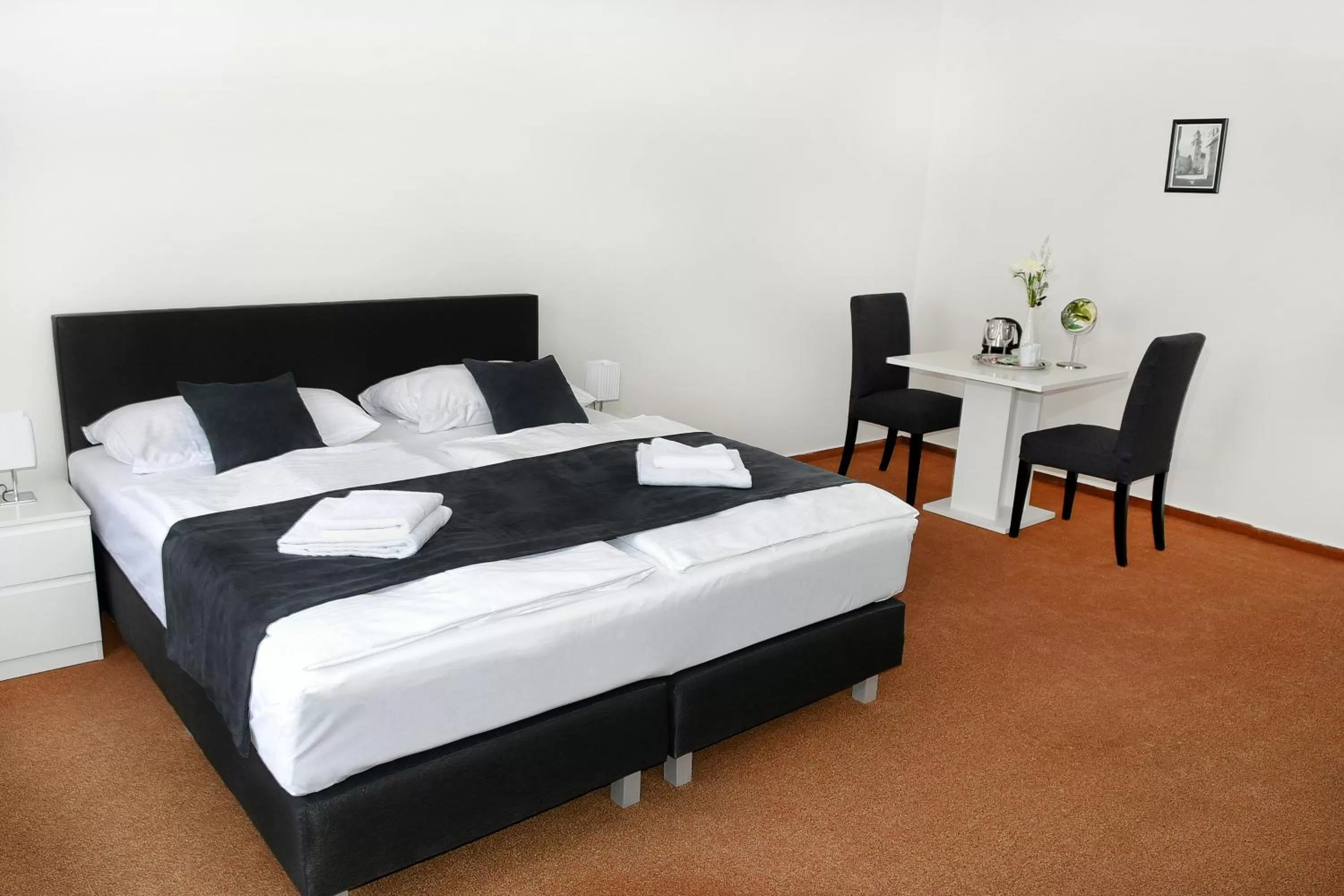 Bed in Hotel Bílý Koníček