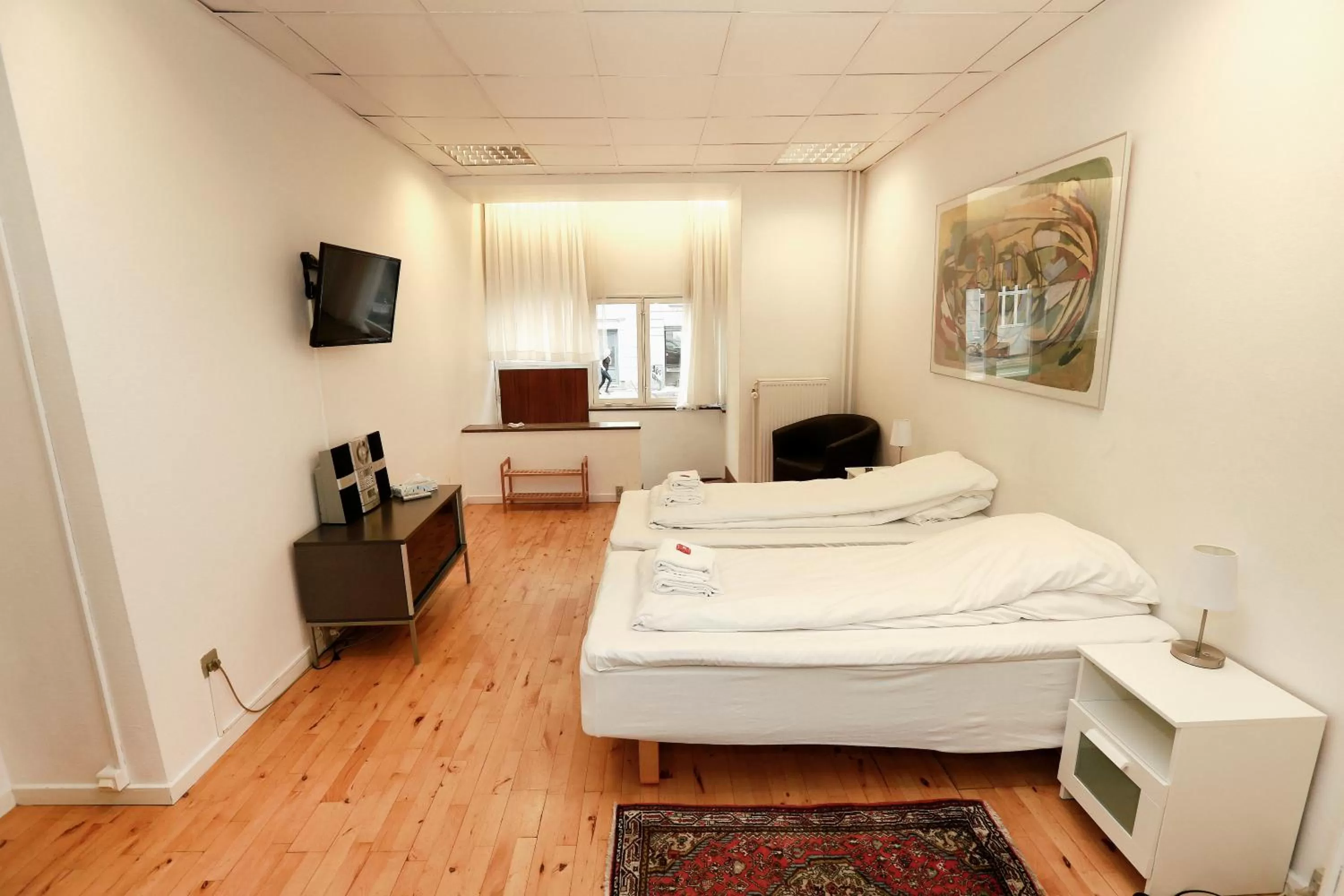 Bedroom, Bed in Hotel 9 små hjem