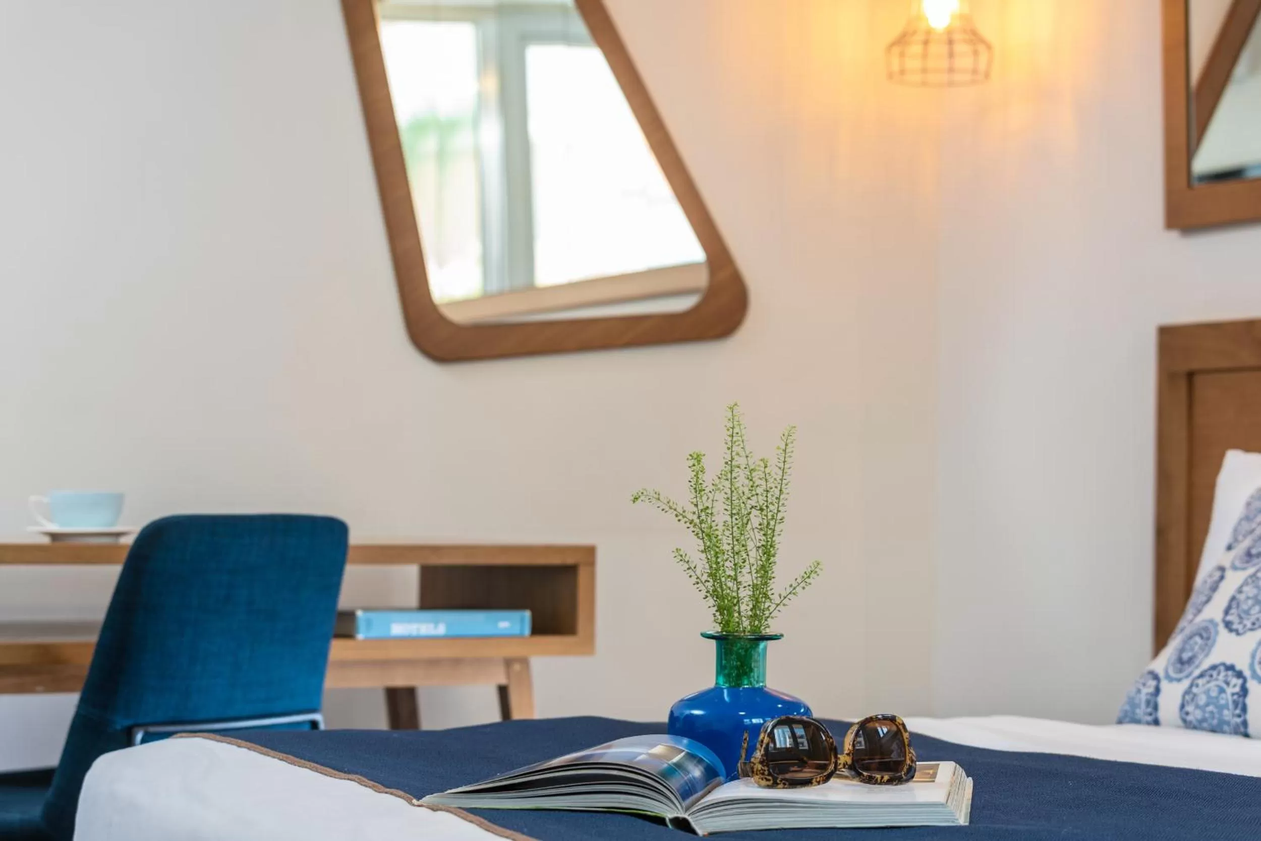 Decorative detail, Bed in Embassy Hotel Tel Aviv