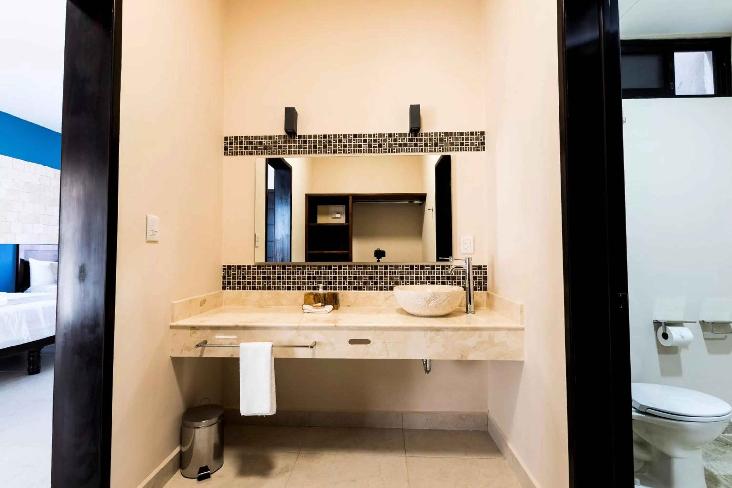 Bathroom in Hotel Los Frailes, Valladolid, Yucatán