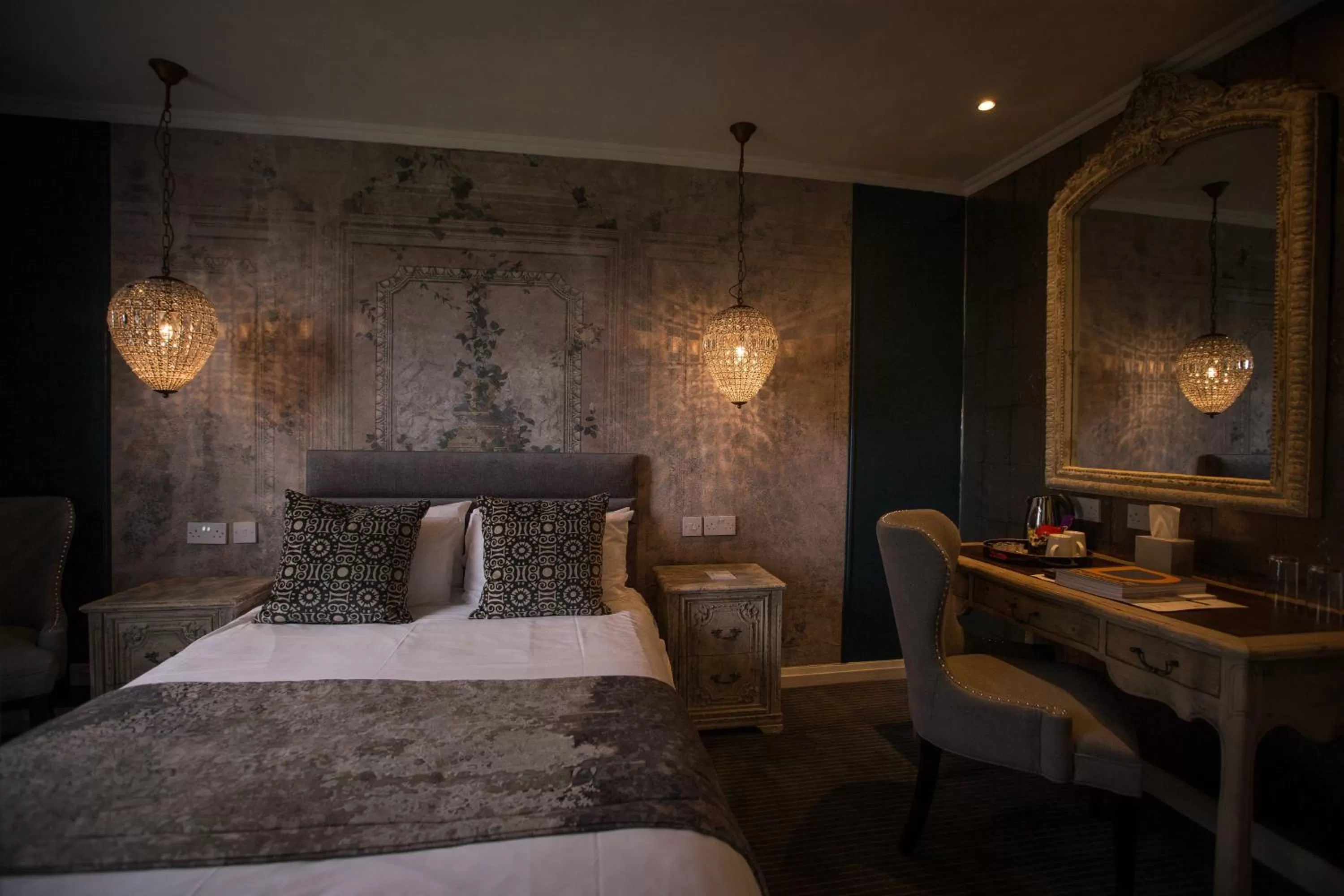 Bed in Bowburn Hall Hotel