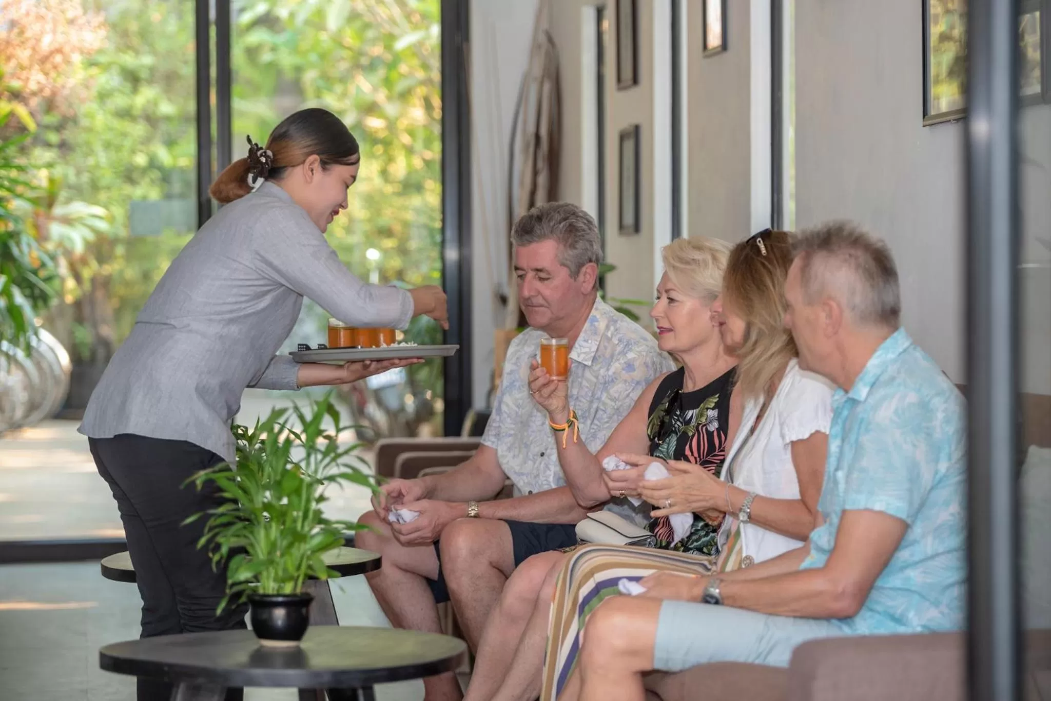 People in Ladear Privilege Rooms