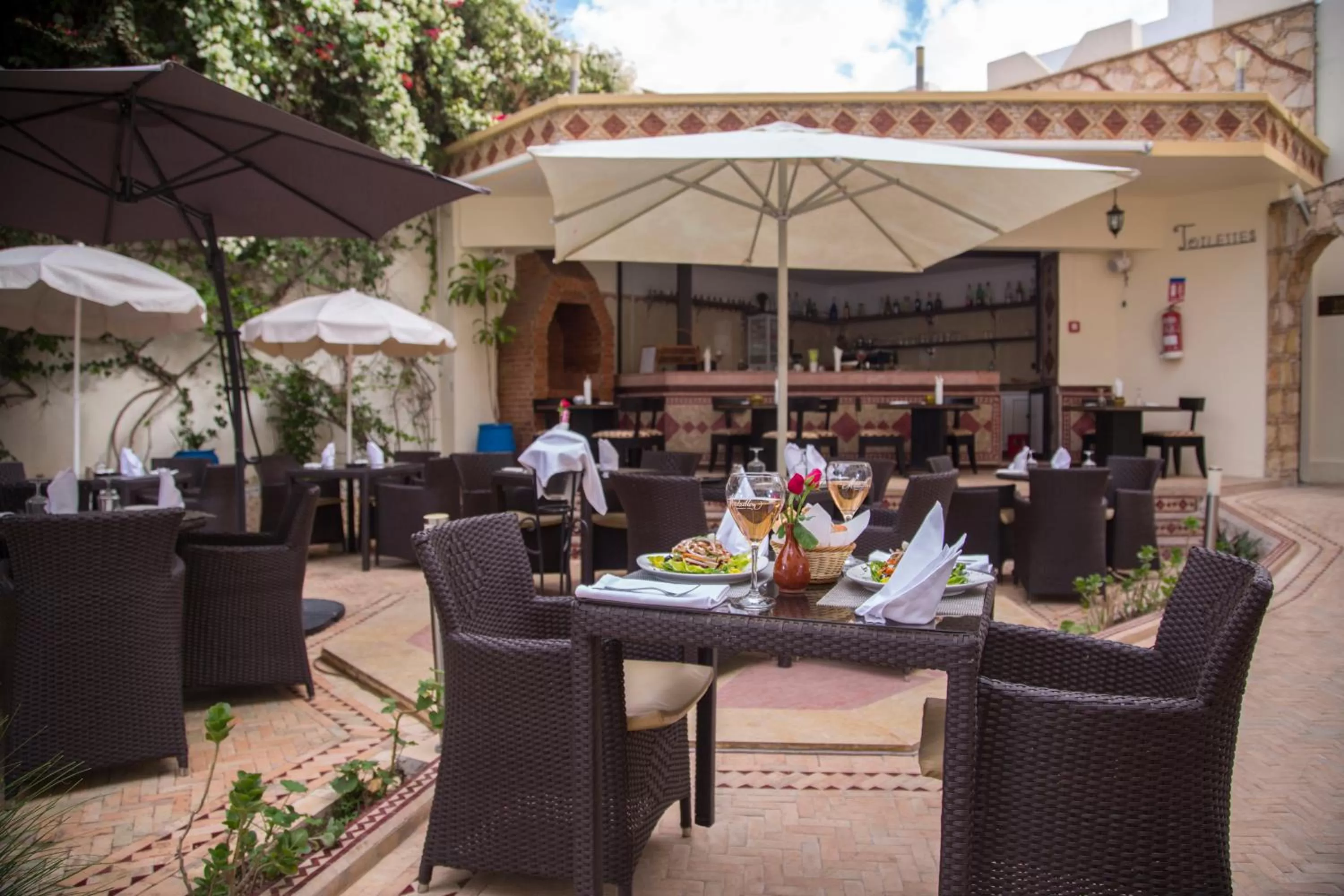 Lunch in Atlantic Hotel Agadir