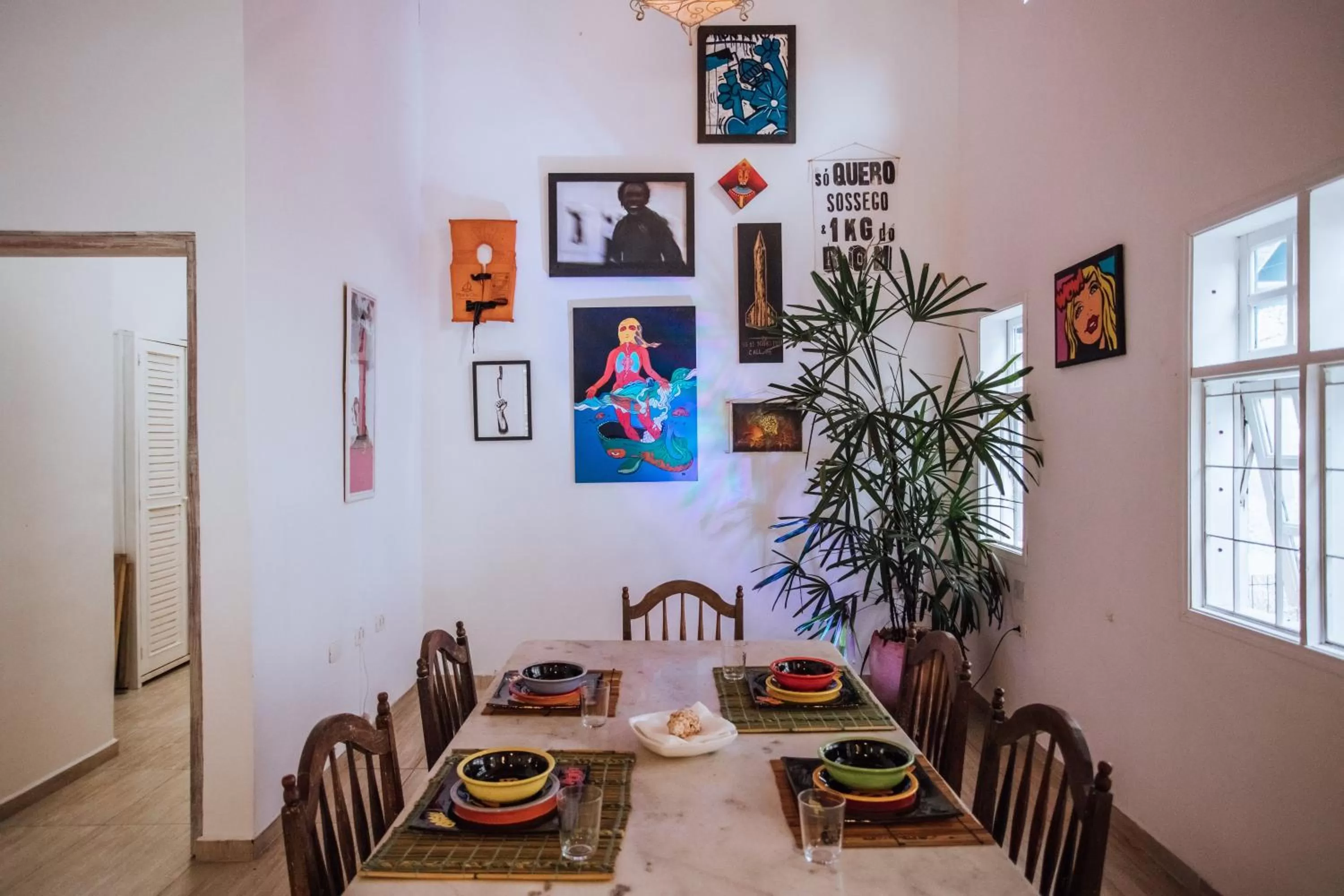 Dining area in Maruja