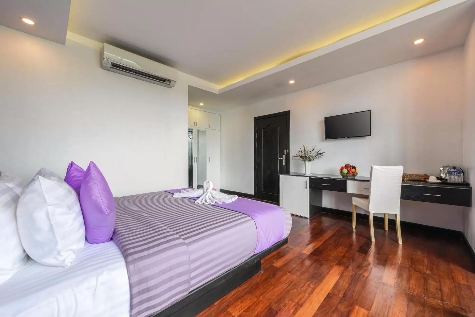 Bed in Flex Urban Family Villa Hotel