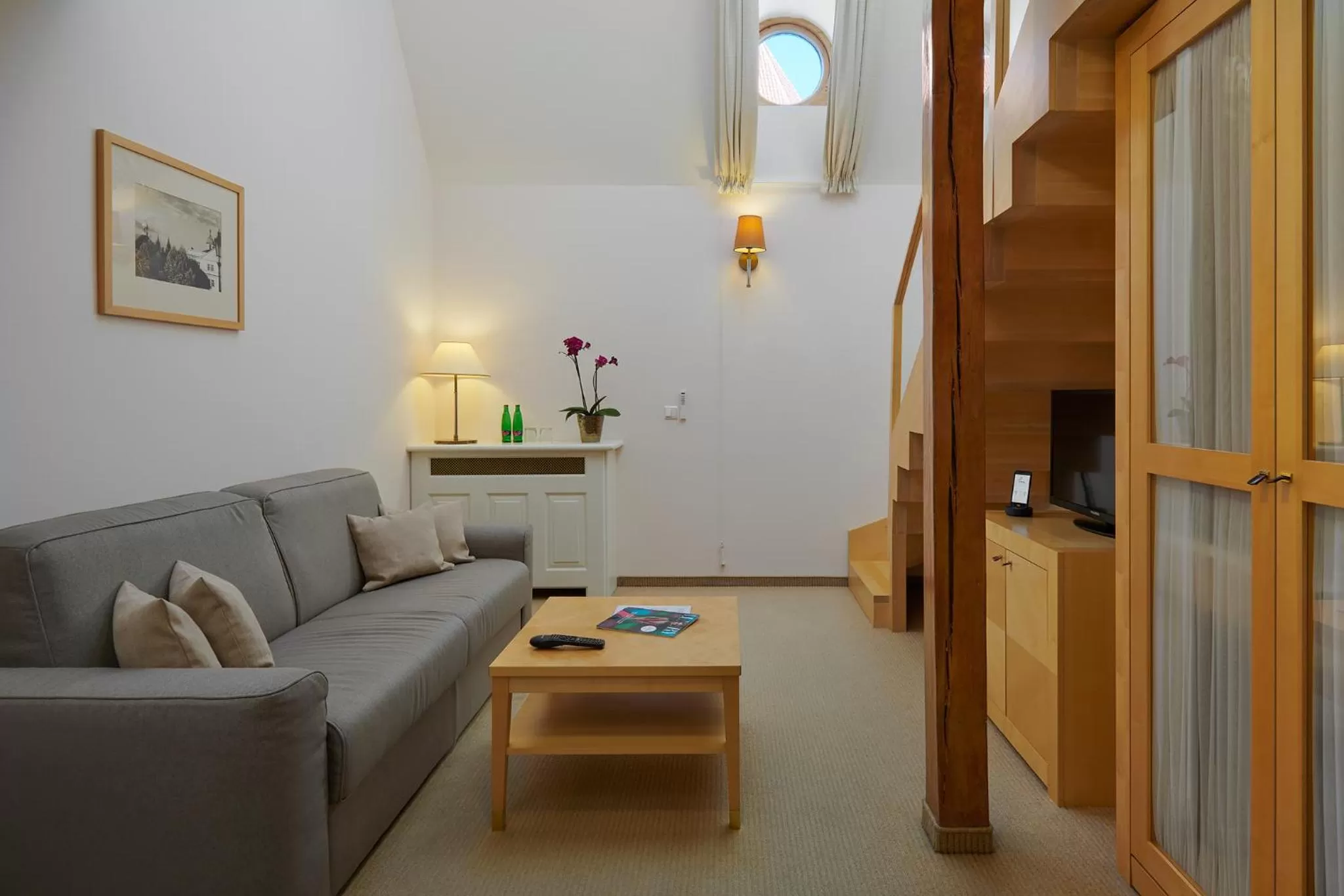 Living room in Ventana Hotel Prague