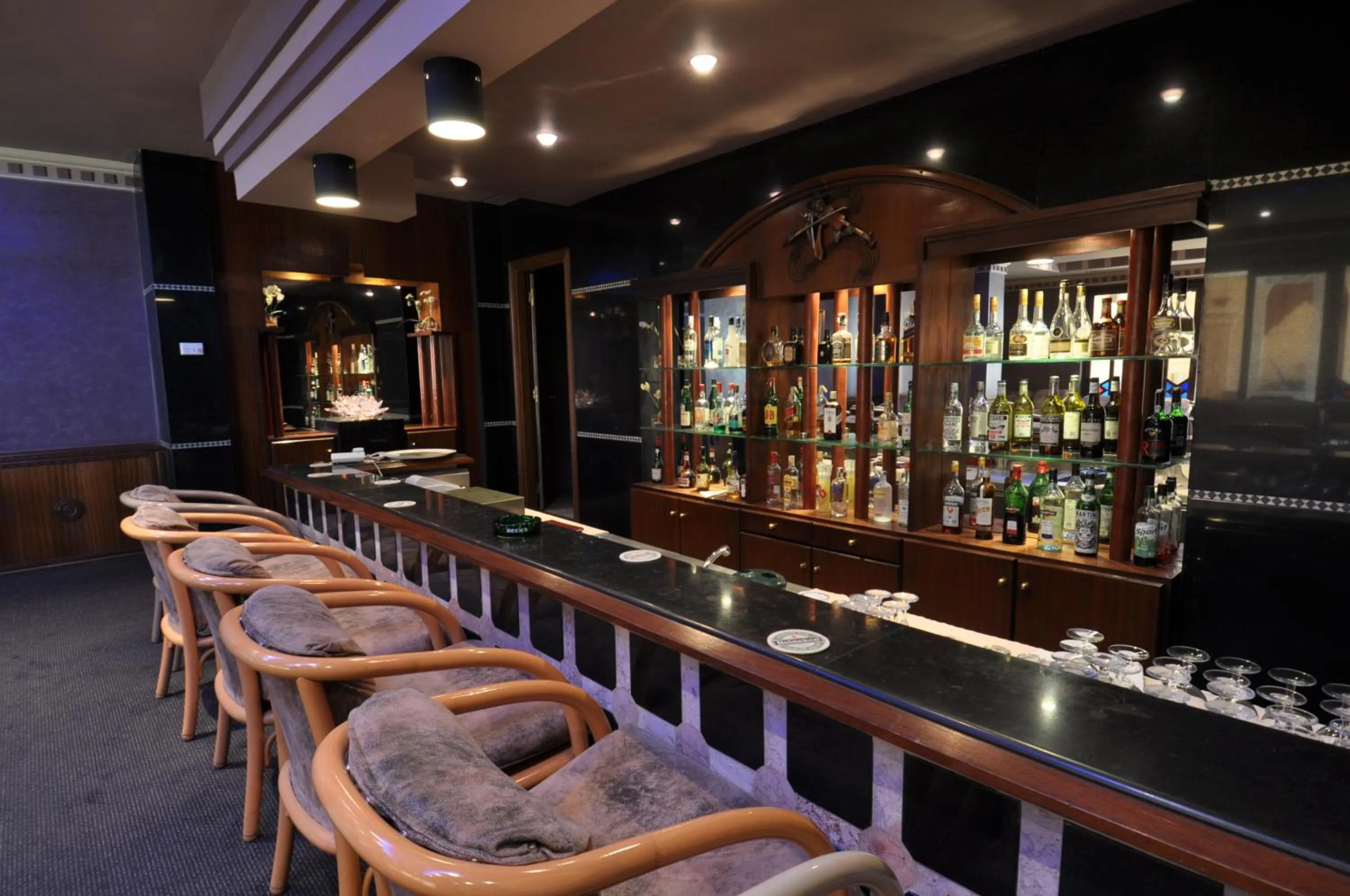 Lounge or bar in Hôtel Wassim