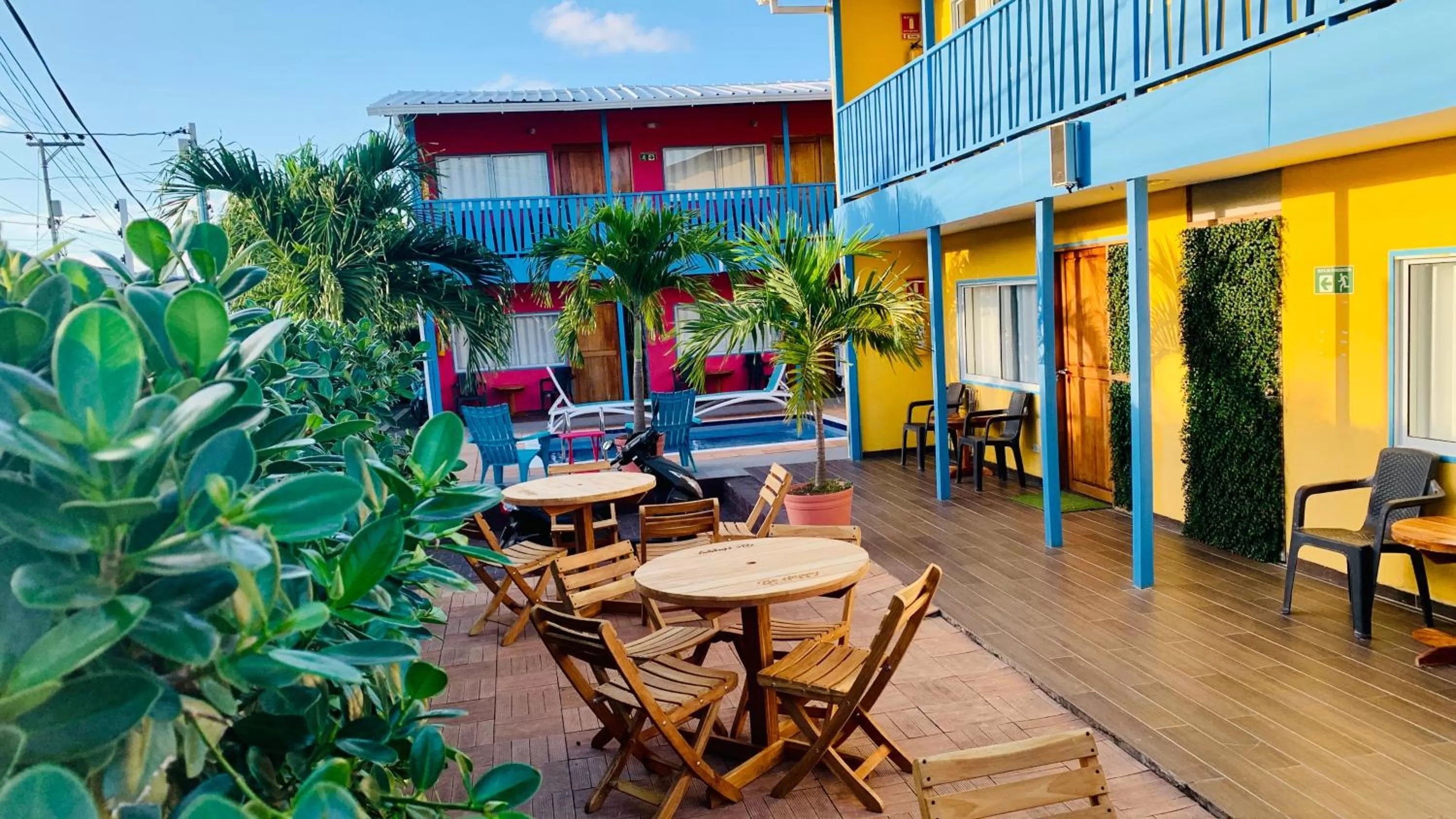 Patio in Be Happy Hotel