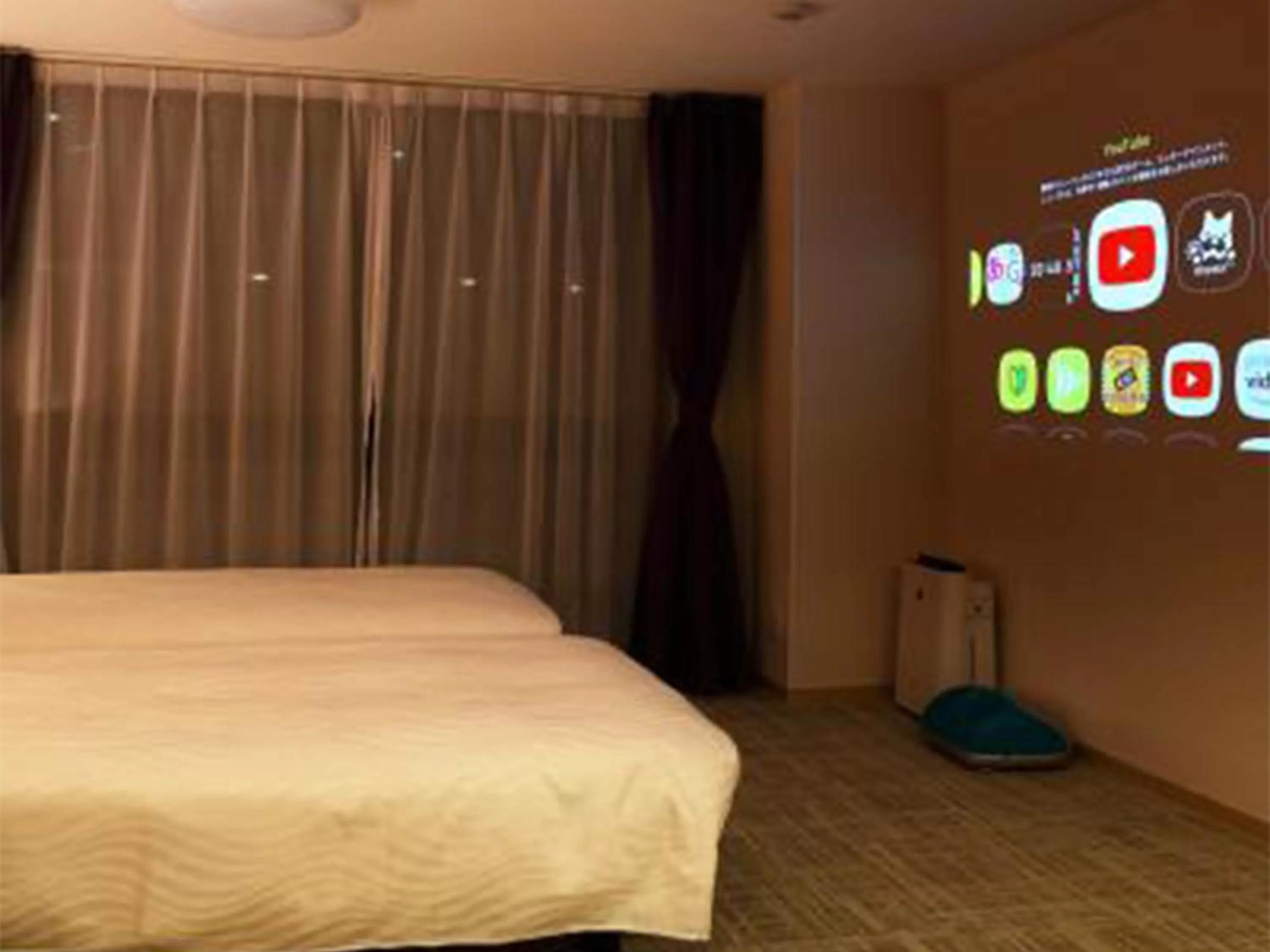 Bed in Henn na Hotel Kansai Airport