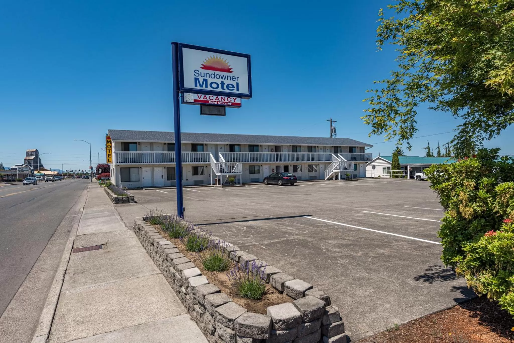 Property building in Sundowner Motel Sequim