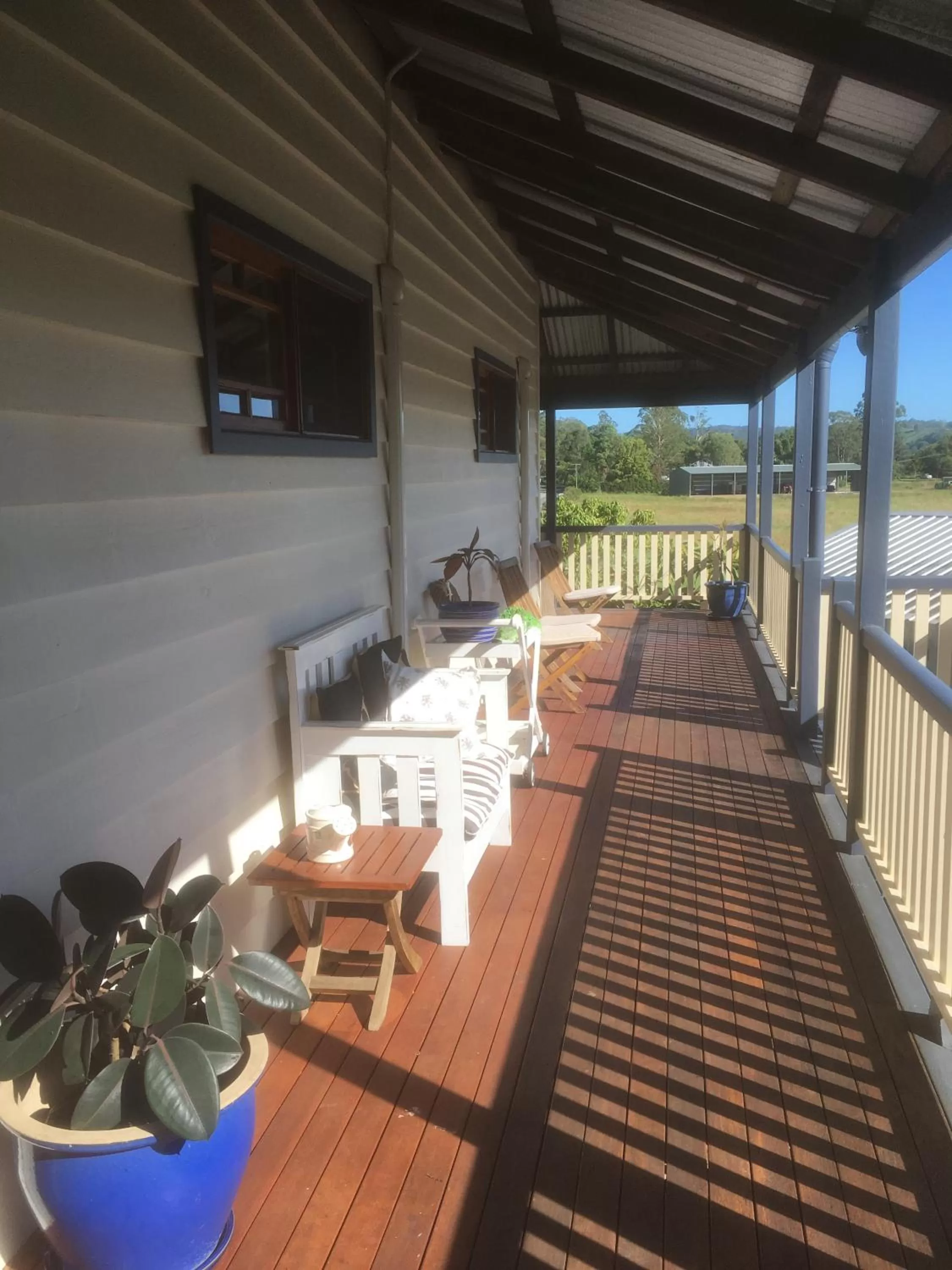 Balcony/Terrace, Restaurant/Places to Eat in Gridley Homestead B&B