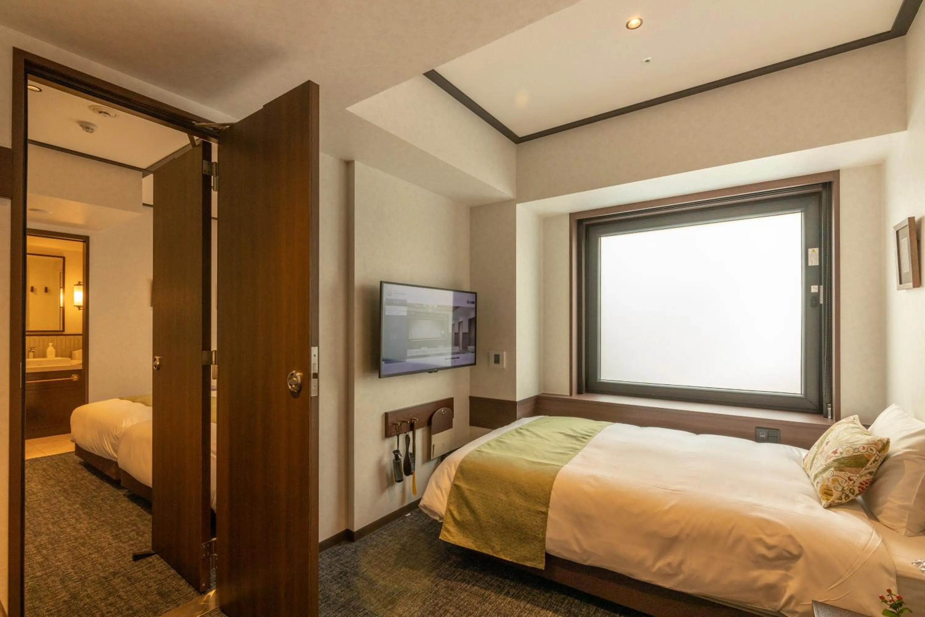 Bed in Hotel Aru Kyoto Sanjo Kiyamachi Do-ri