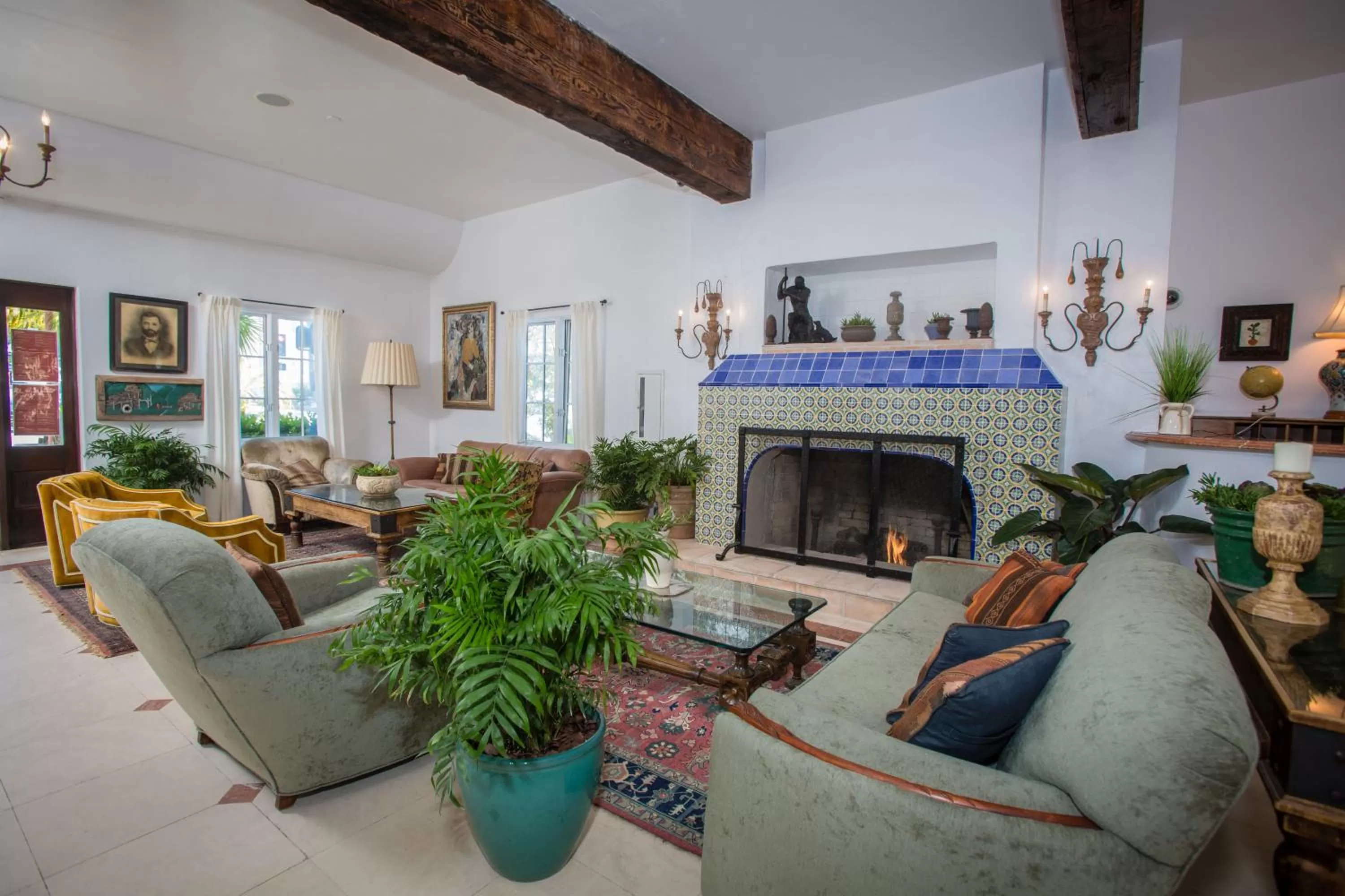 Lobby or reception in La Casa Del Camino