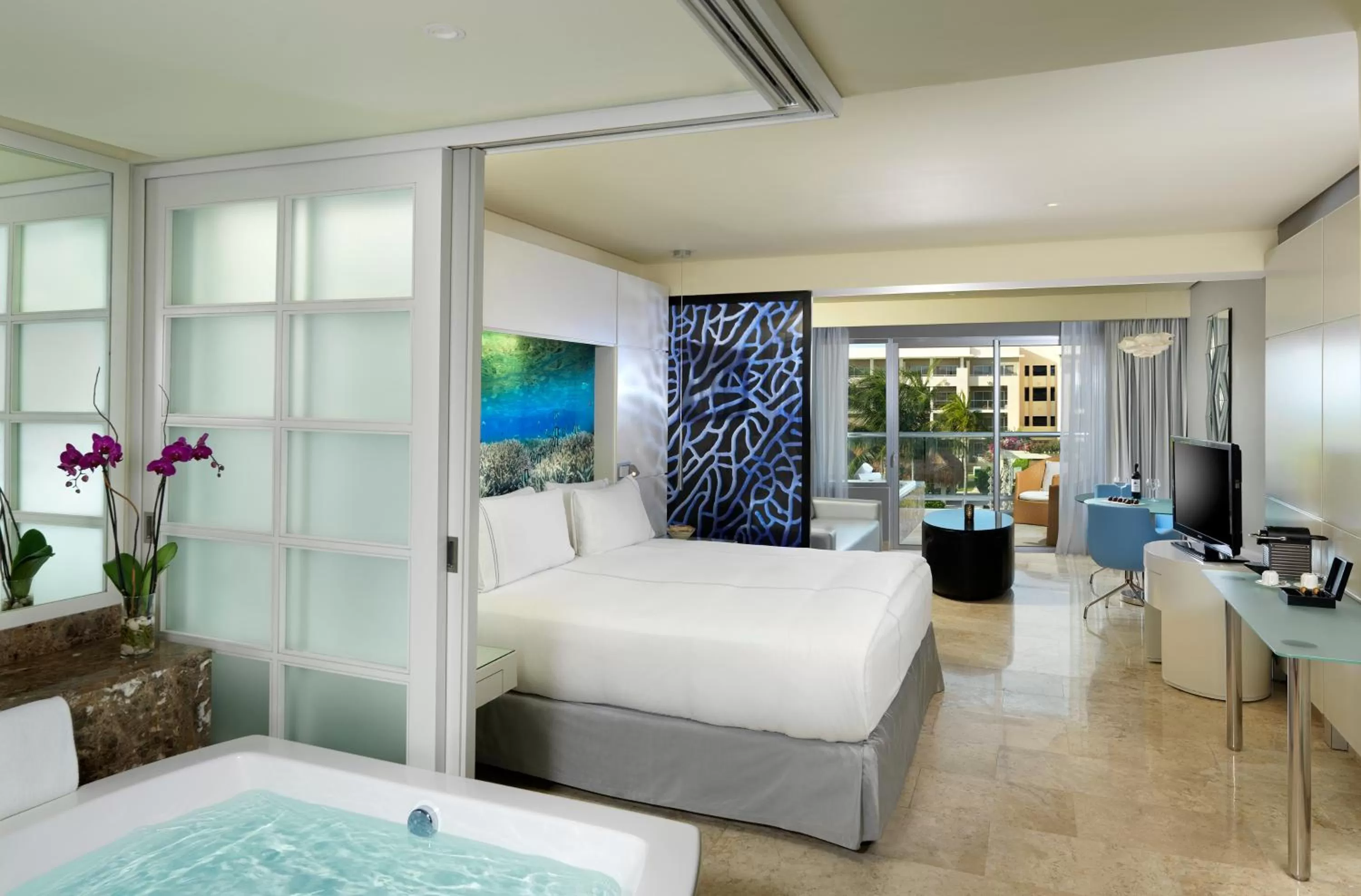 Bed in Paradisus La Perla - Adults Only - Riviera Maya - All Inclusive