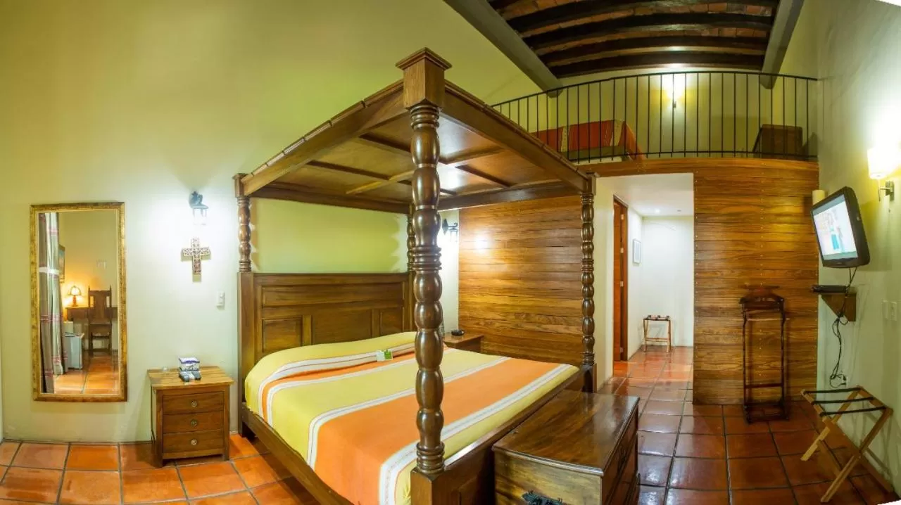 Bed in Hotel Boutique Hacienda del Gobernador