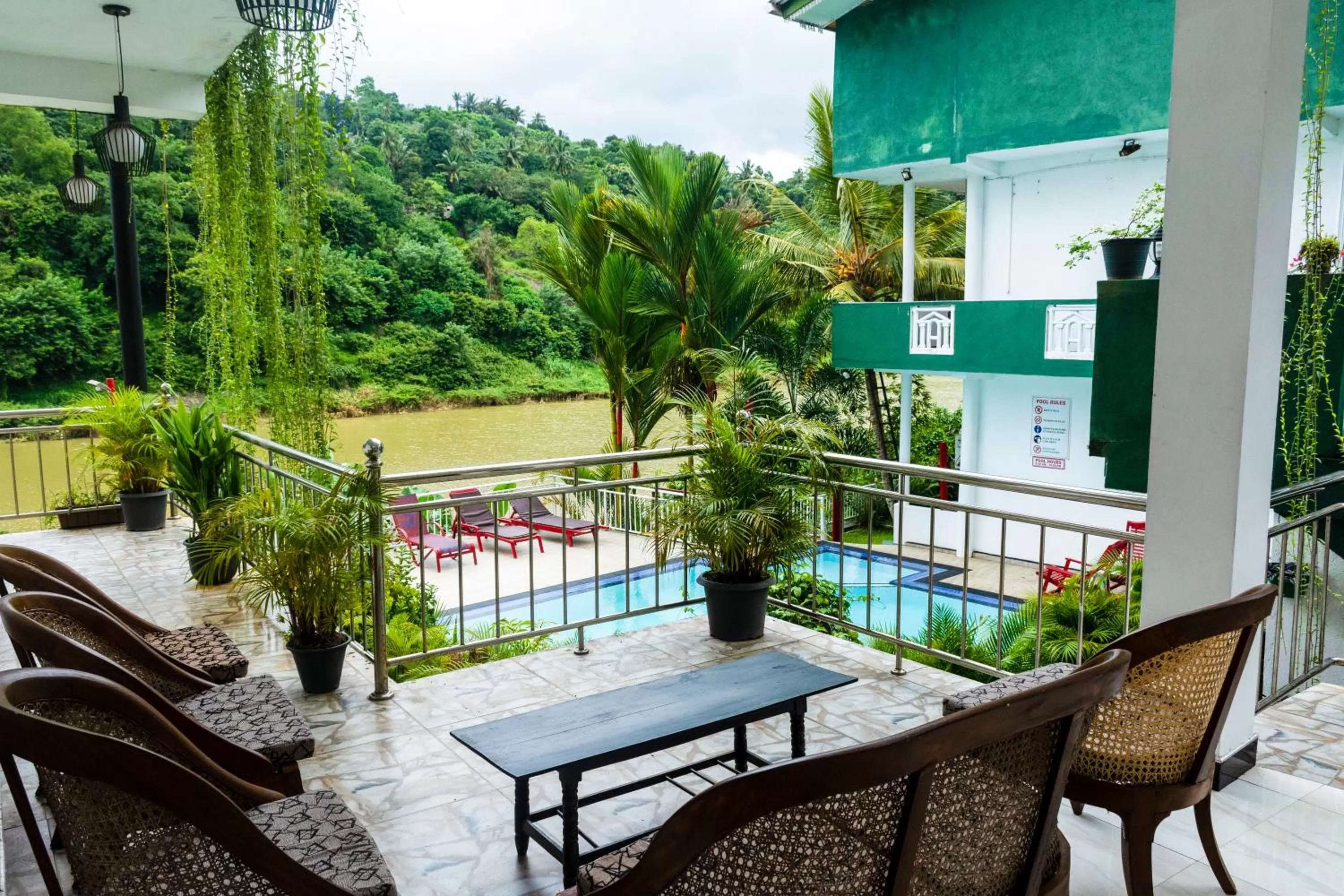 Seating area in Kandy Riverside Villa