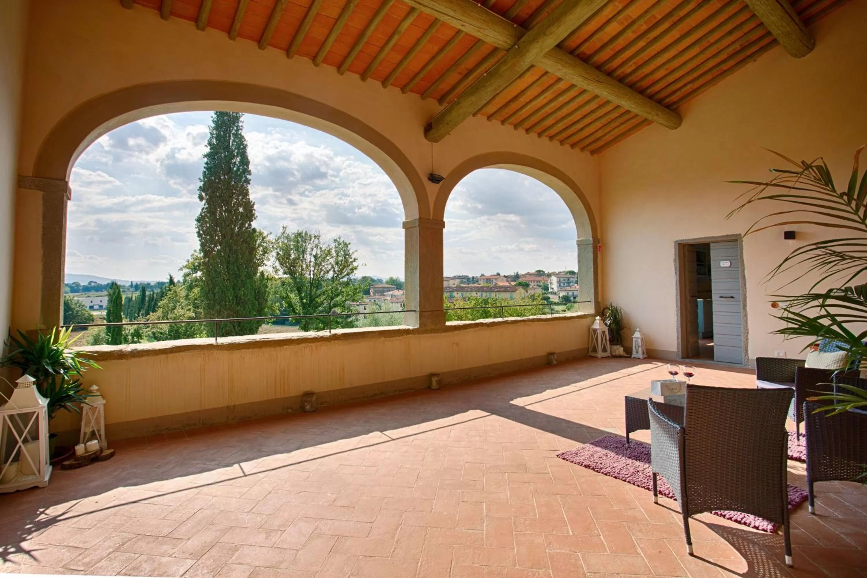 Patio in Podere San Pietro Resort
