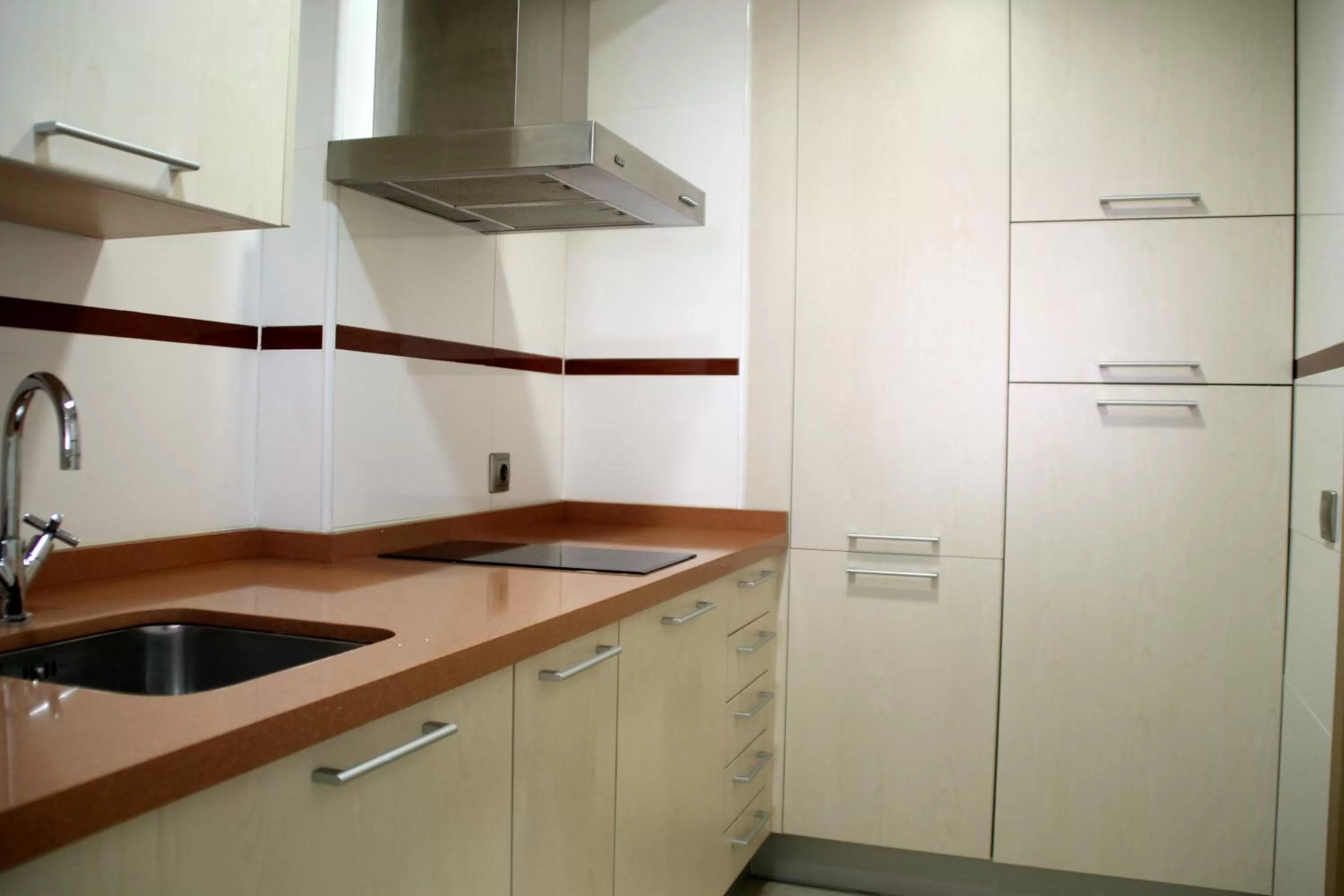 Kitchen or kitchenette in Apartahotel Ribera