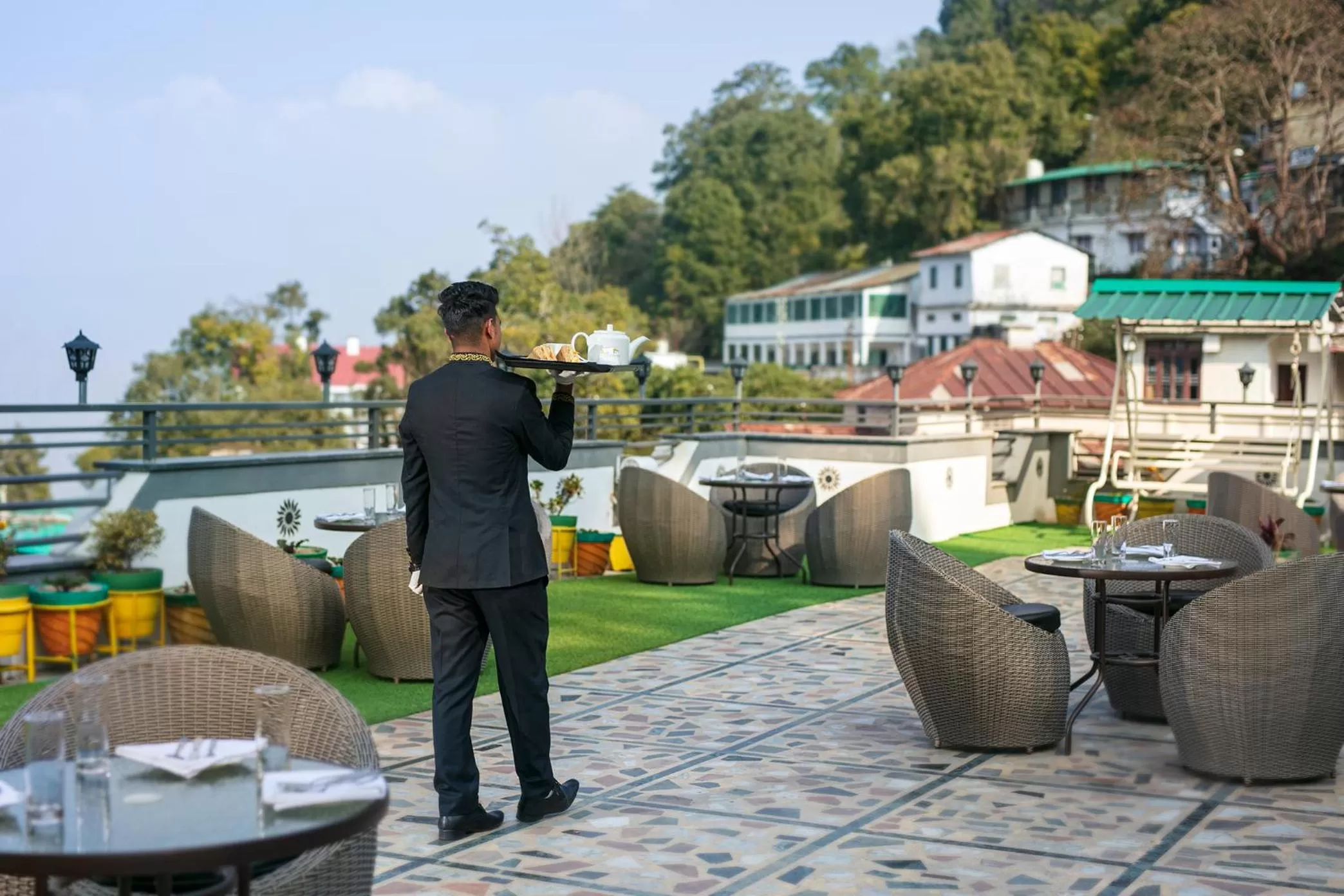 Seating area in Pride Ashiyana Resort Mussoorie