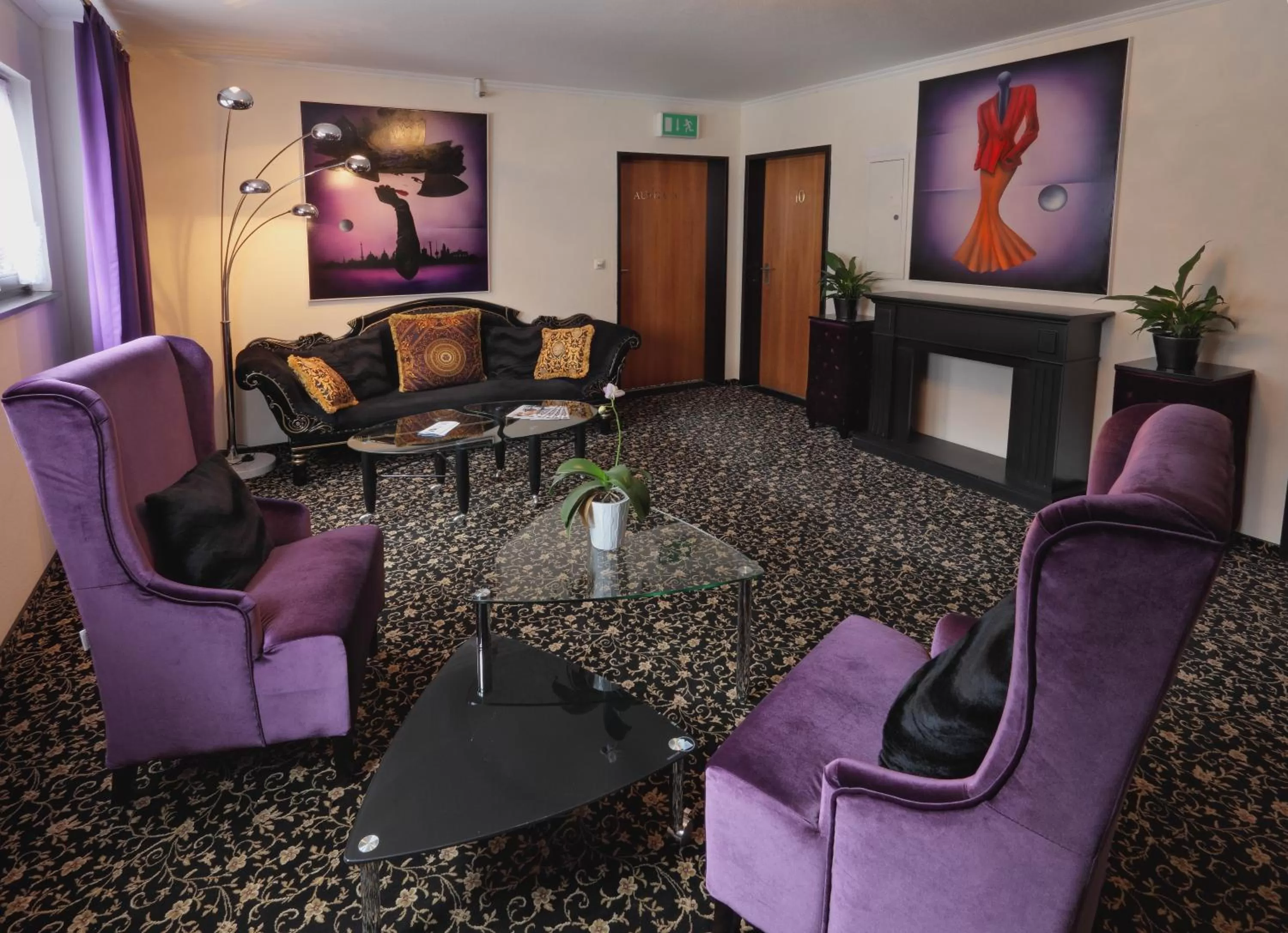 Lobby or reception in Hotel Forsthaus