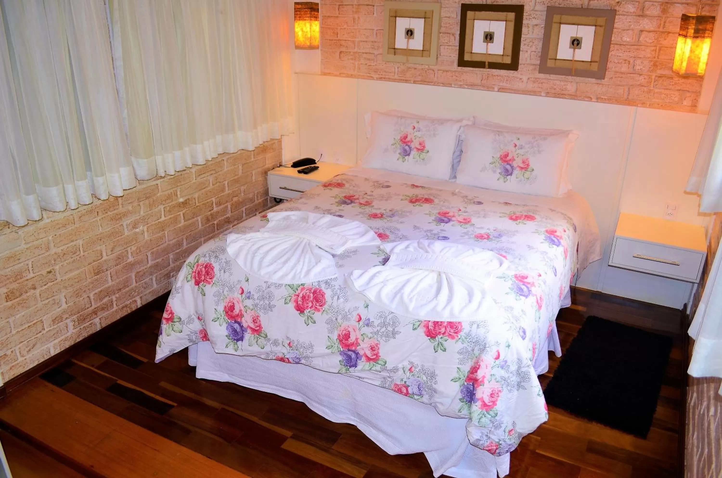 Bed in Pousada Toca Da Coruja