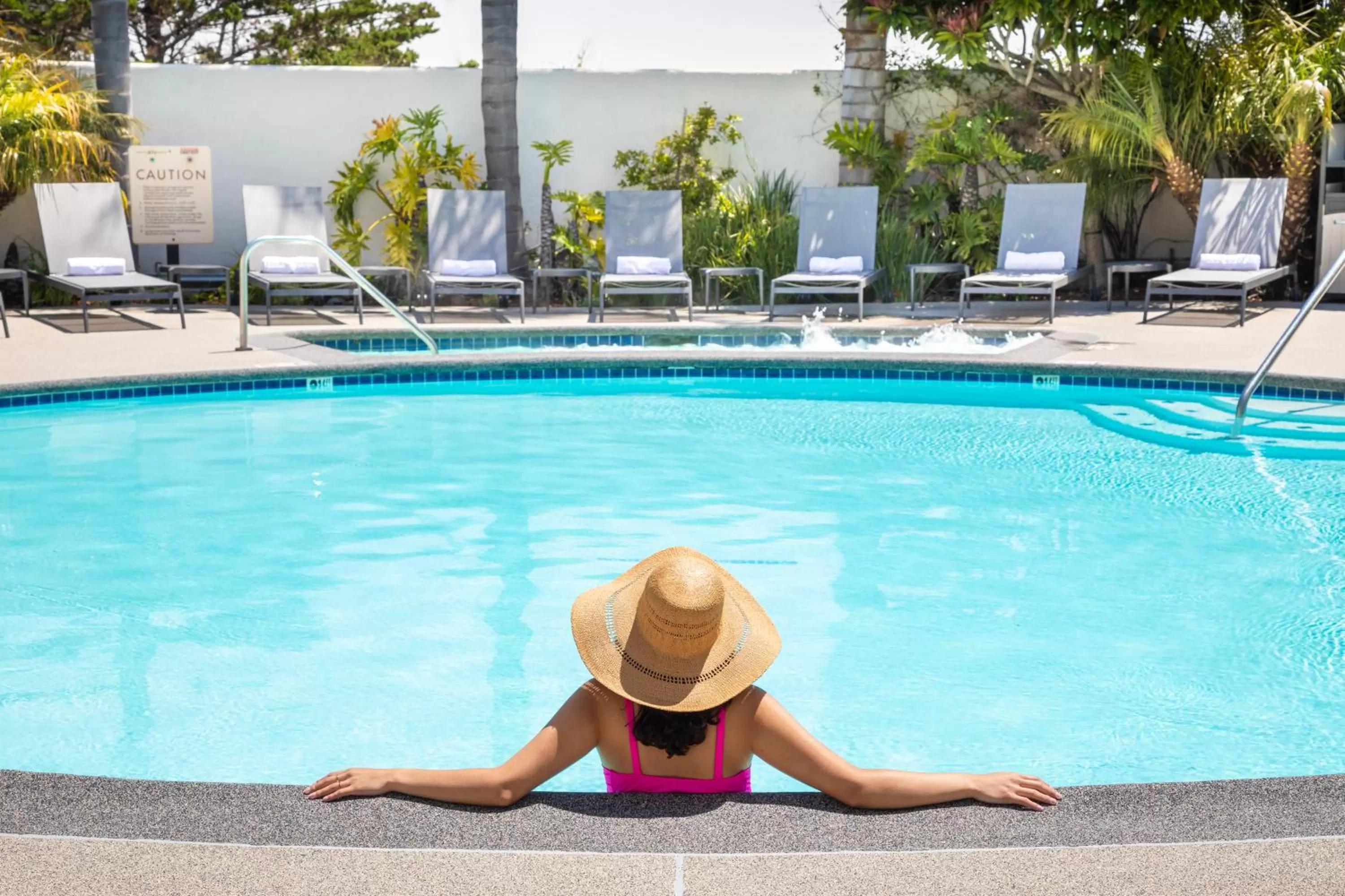 Swimming pool in Portola Hotel & Spa