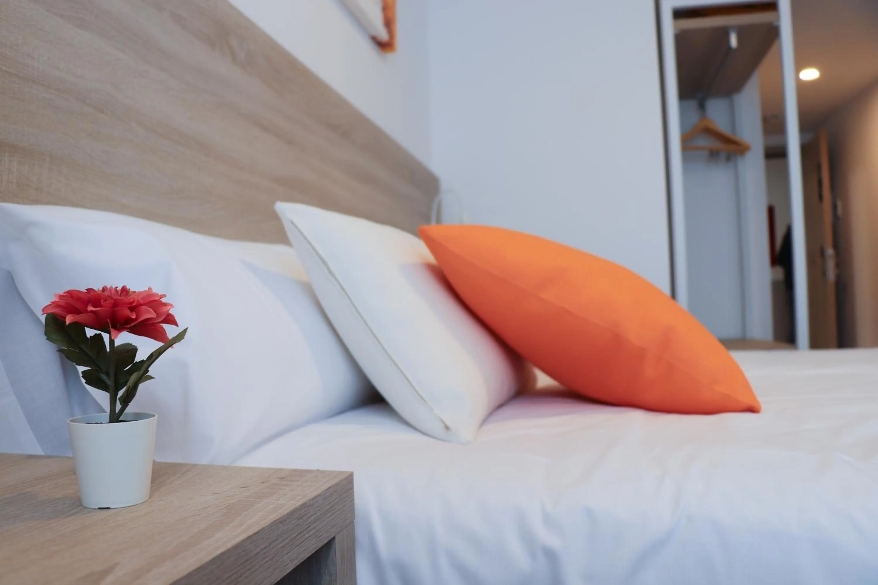 Bed in Hotel Sunna Benicassim