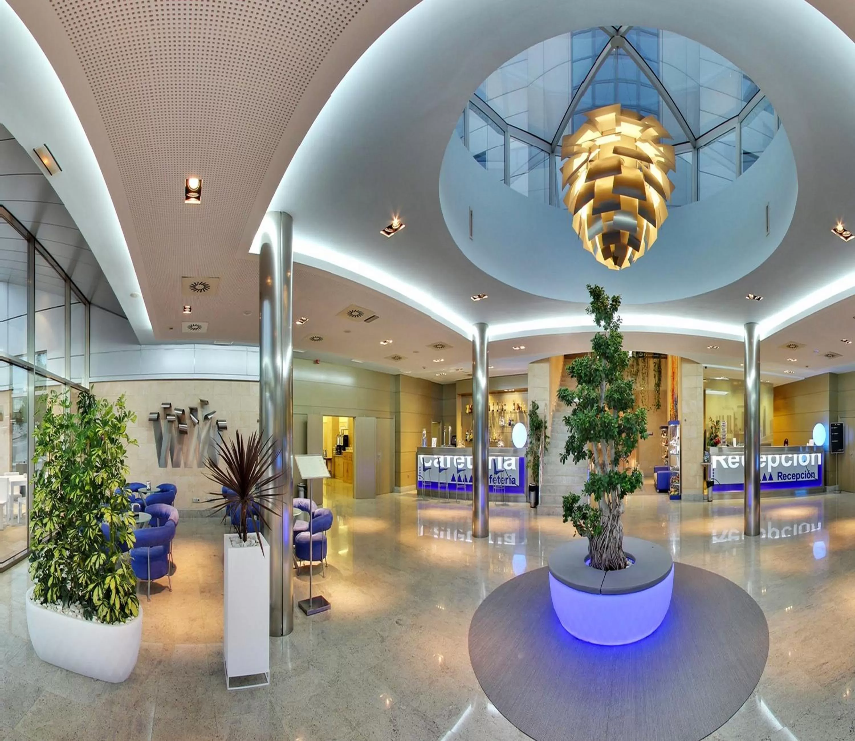 Lobby or reception in Hotel Mas Camarena