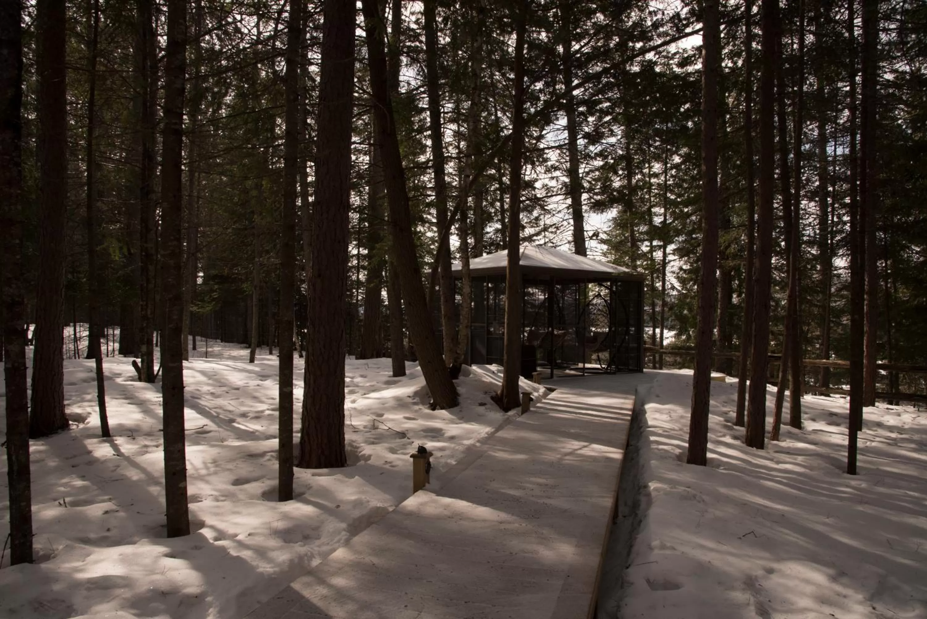 Patio in Auberge le Cosy Tremblant