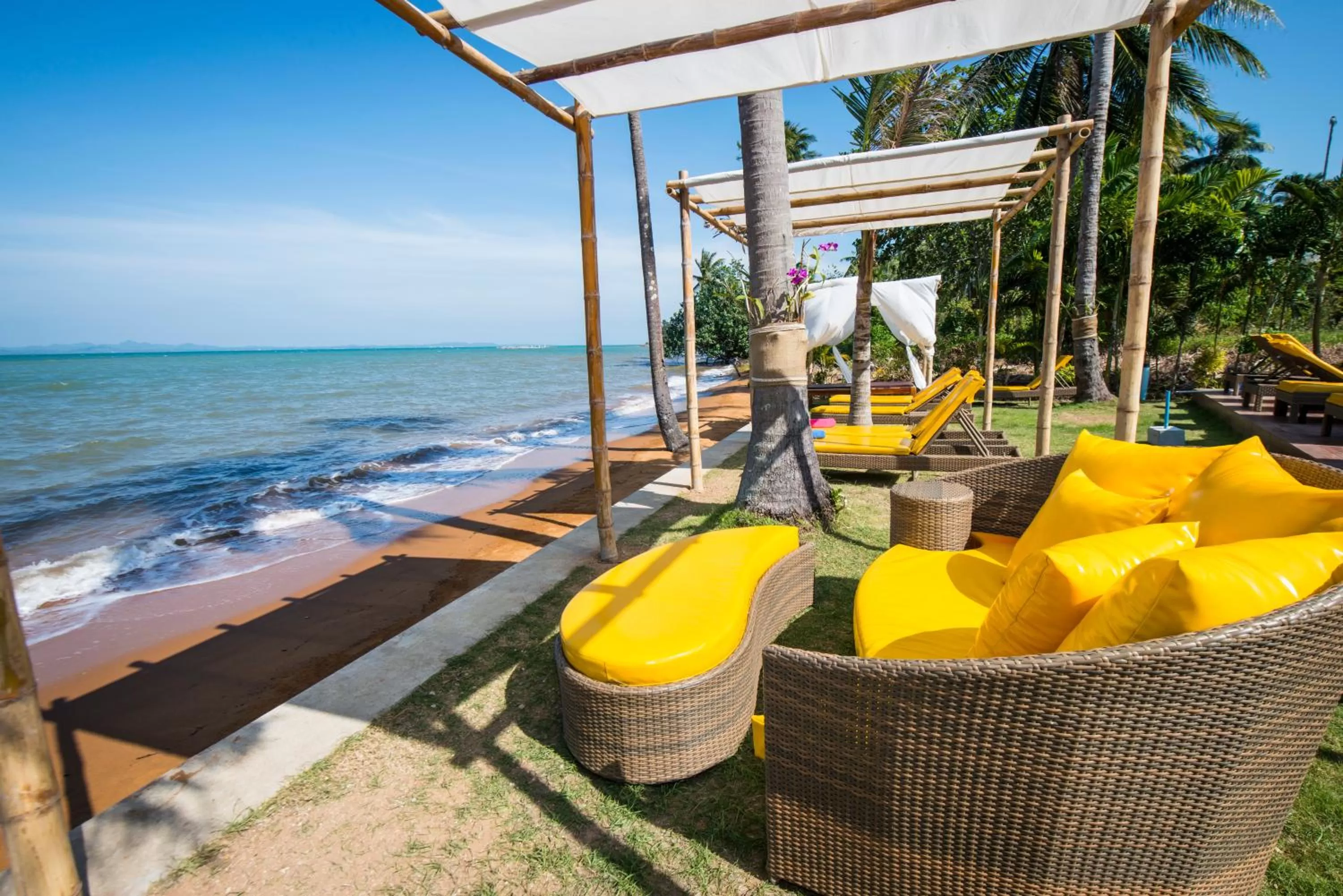 sunbed in Serenity Resort Koh Chang