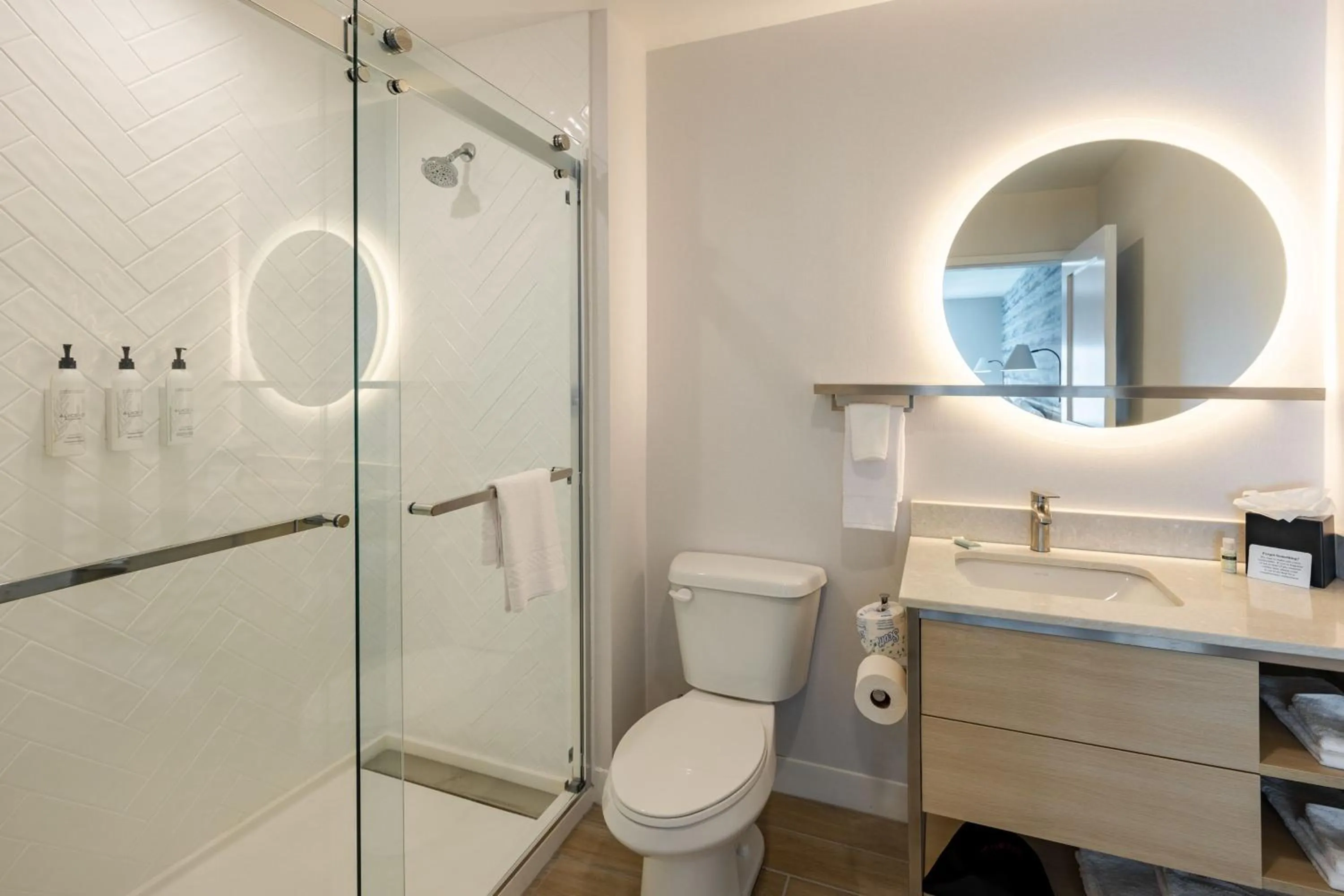 Bathroom in TownePlace Suites by Marriott Canton Riverstone Parkway