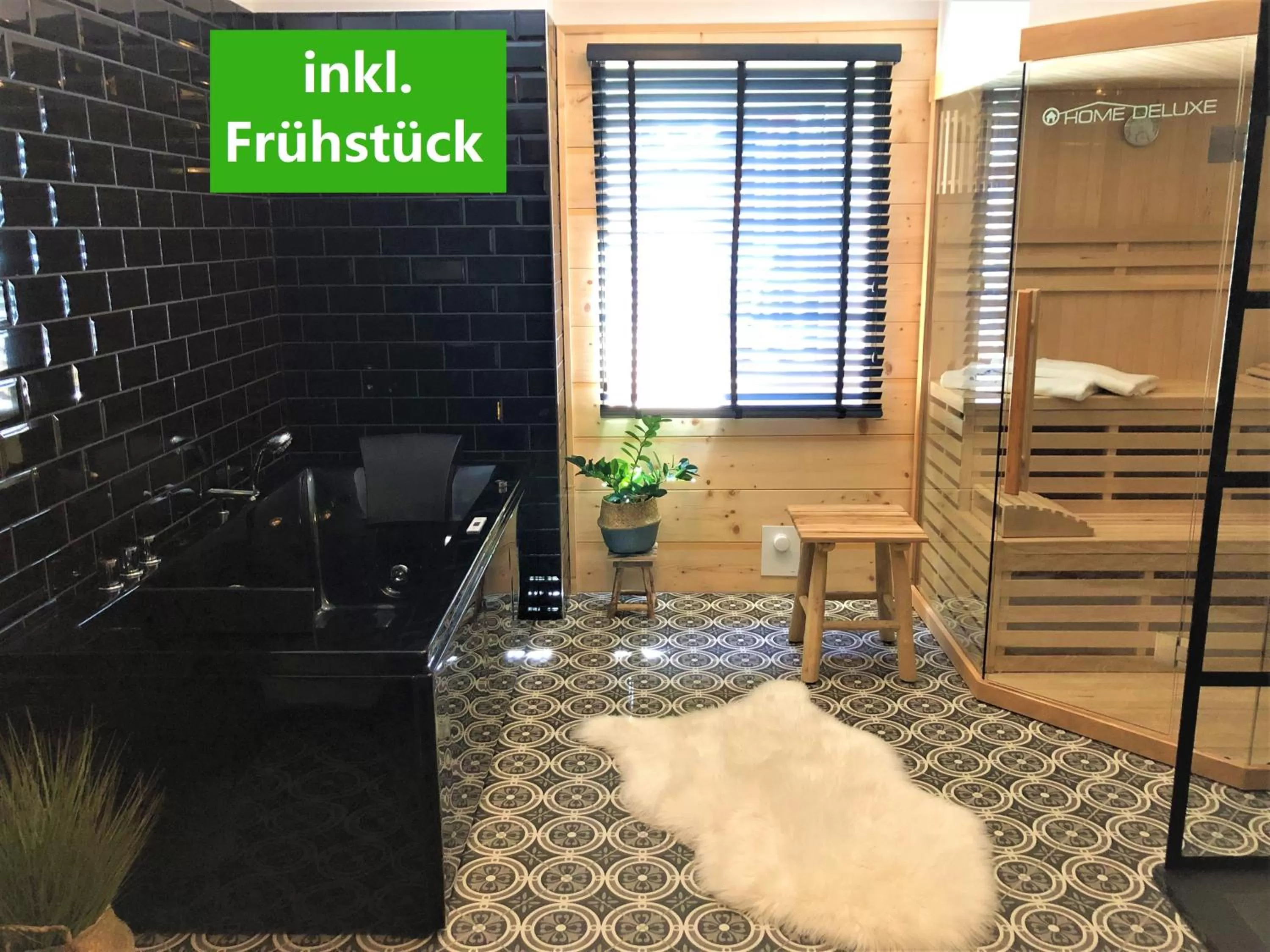 TV/Entertainment Center in Sauna & Whirlpool - ALPENLIEBE APARTments