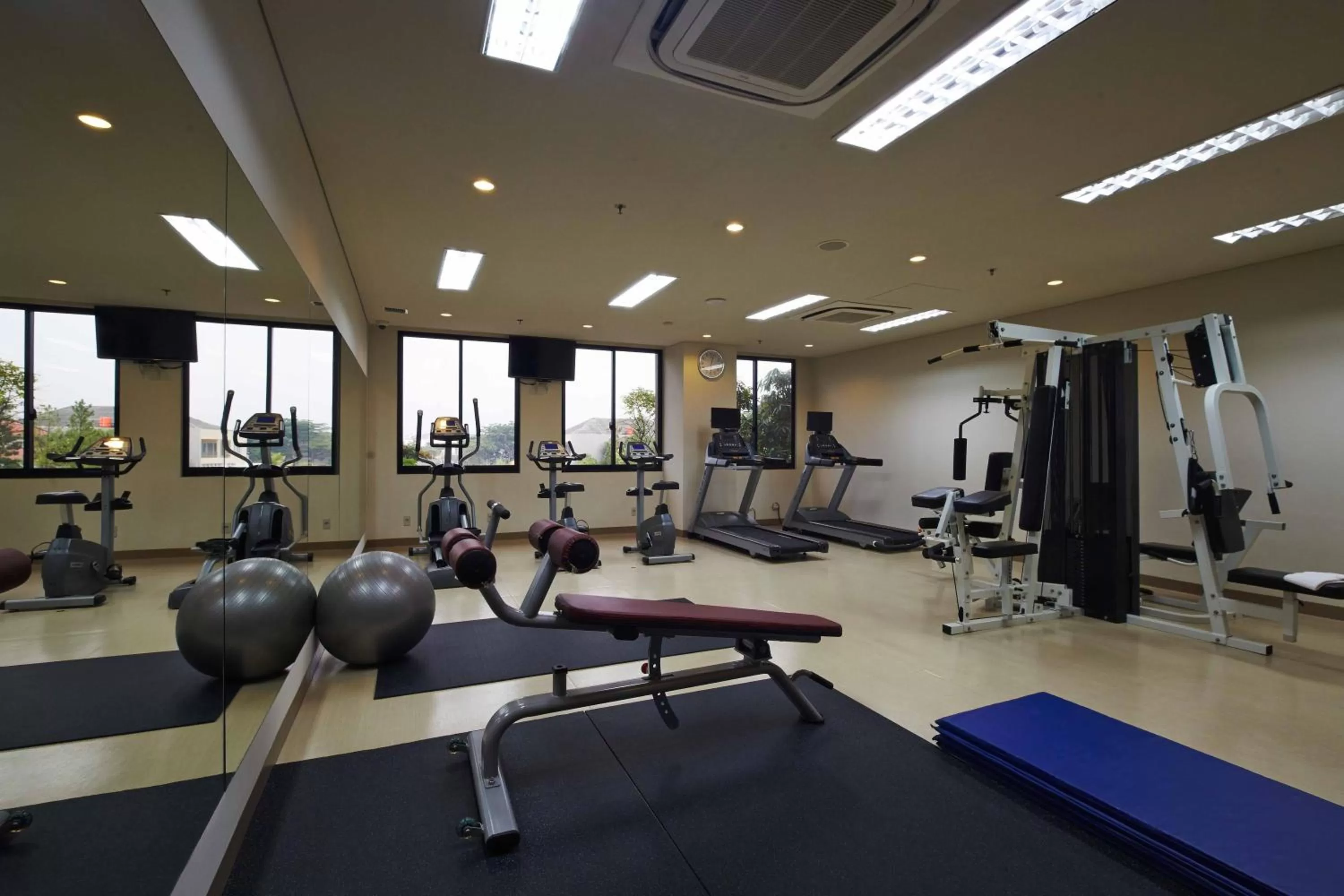Fitness centre/facilities in Axia South Cikarang Service Apartment