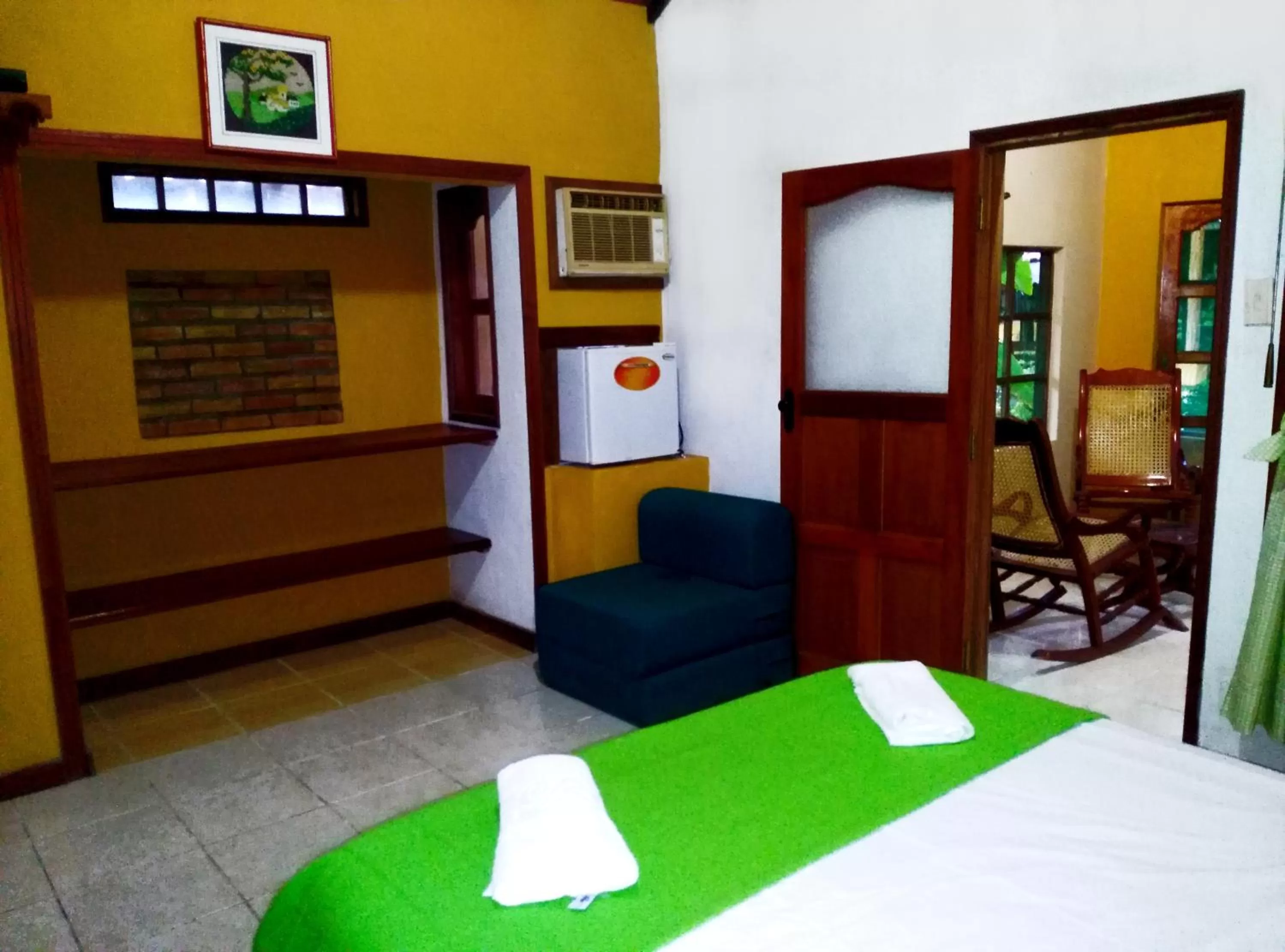 Decorative detail in Cabañas Yakuruna