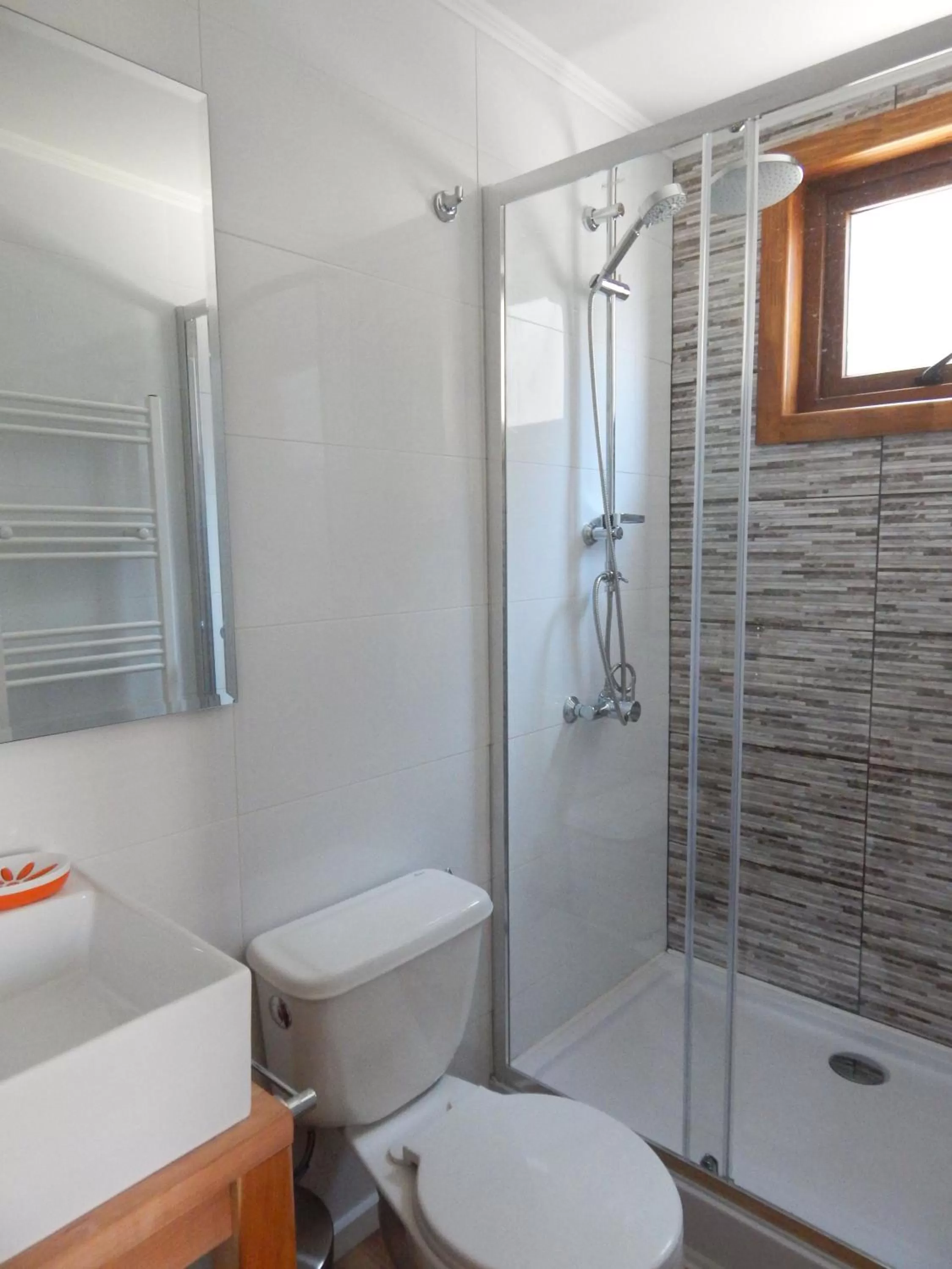 Shower in Hostal Buenavista Patagonia