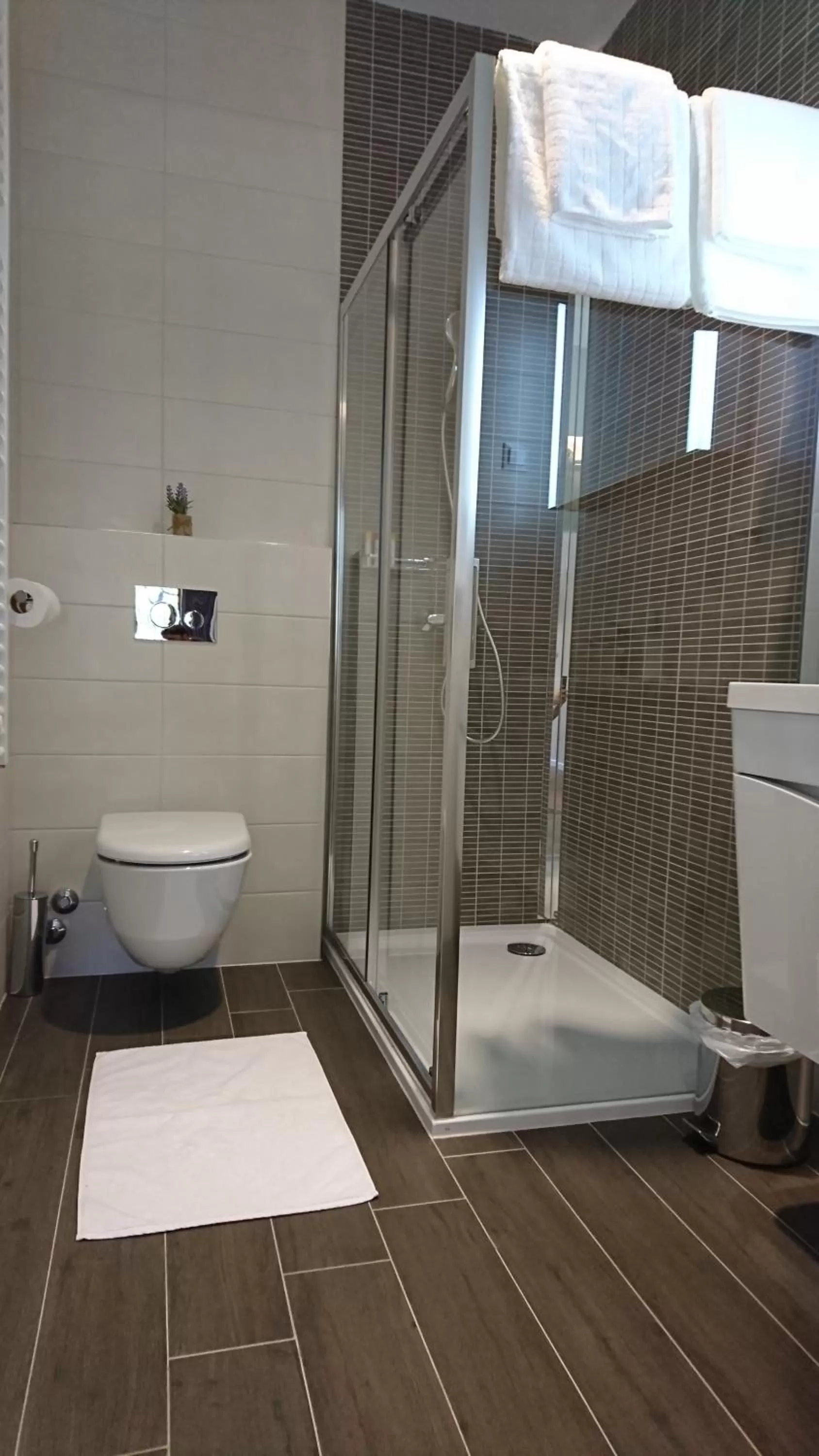 Shower in B&B Schlosser