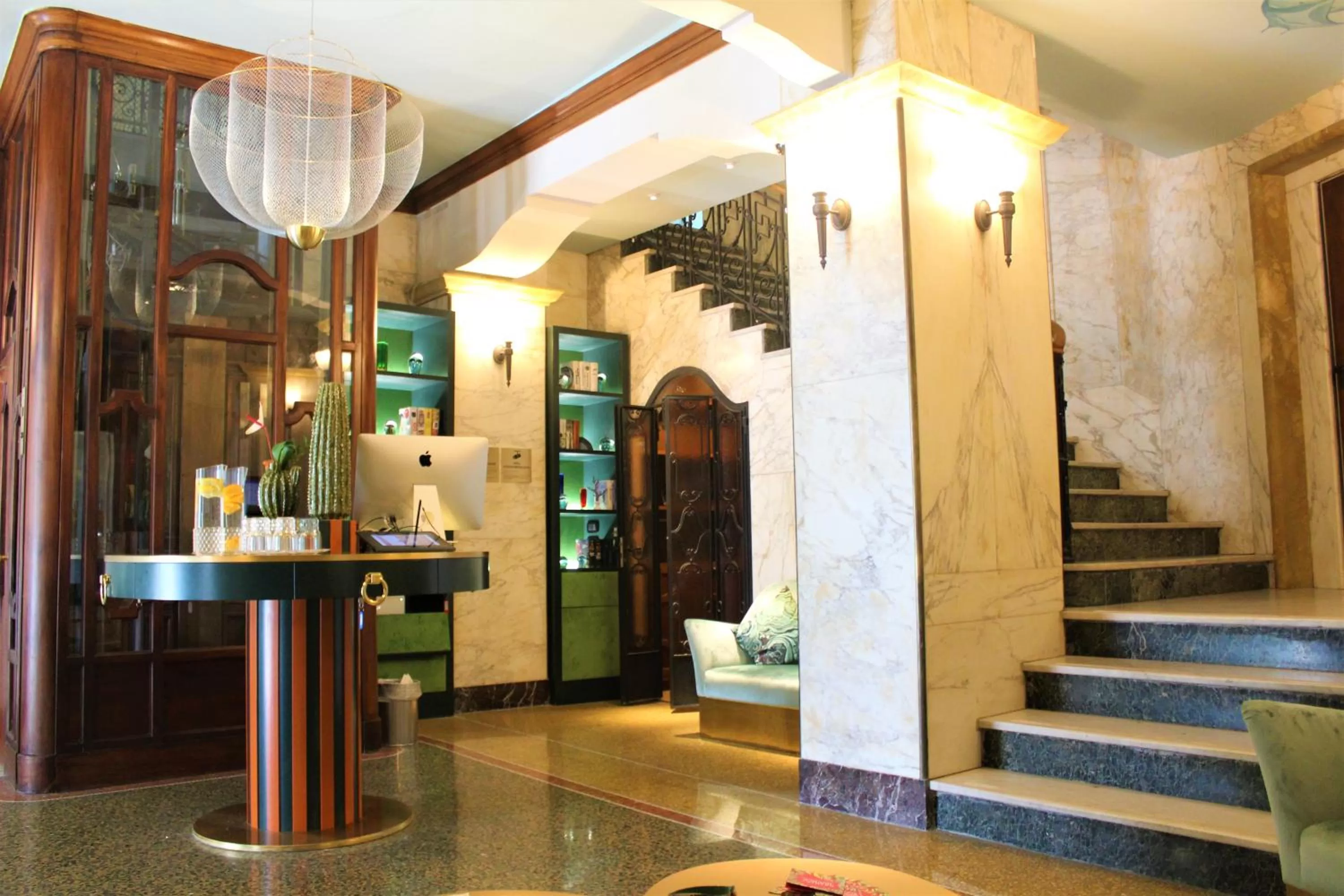 Lobby or reception in Hotel Continental Genova