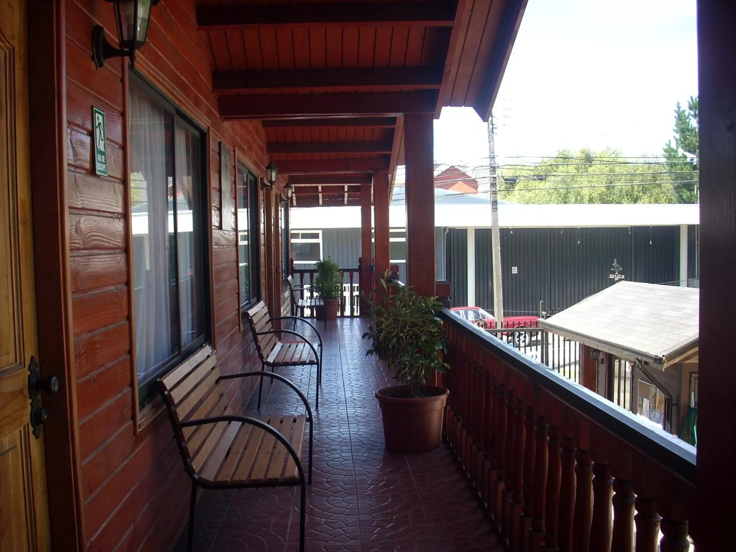 Balcony/Terrace in Apart-Hotel Colonia-Königsberg ESTACIONAMIENTO Deptos Completos Ubicado En El Centro De Valdivia AIRE ACONDICIONADO