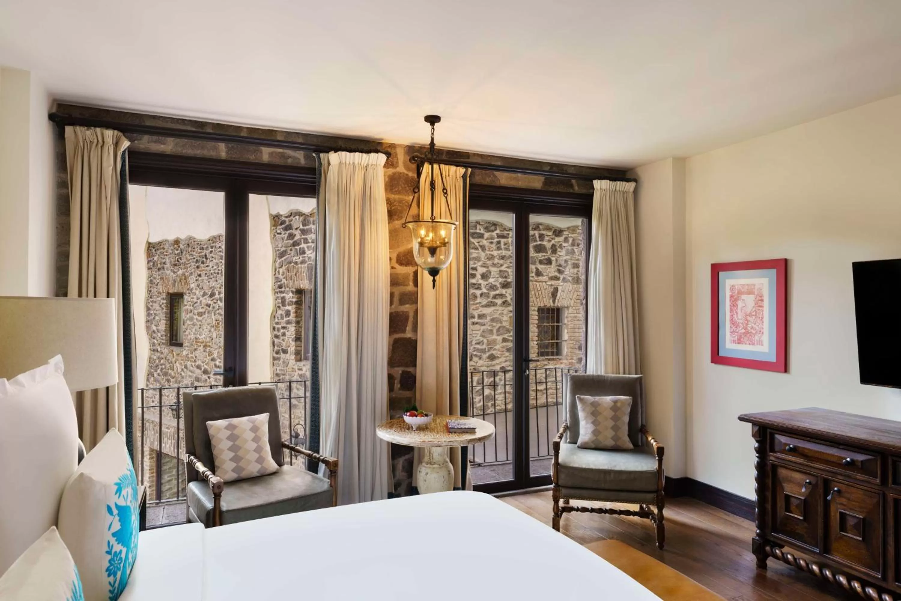 View (from property/room), Bed in Banyan Tree Puebla