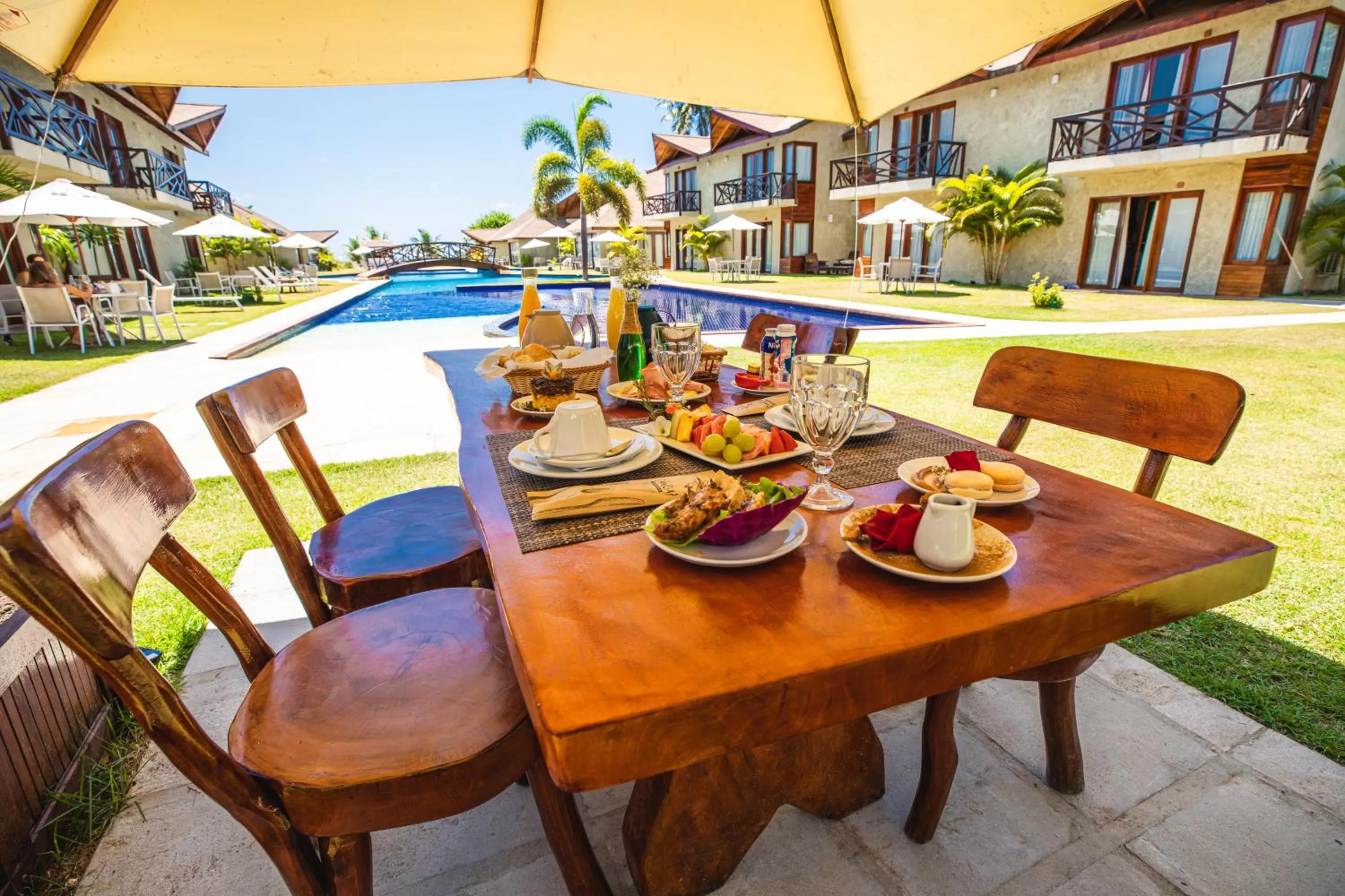 Garden in Pousada Rangai