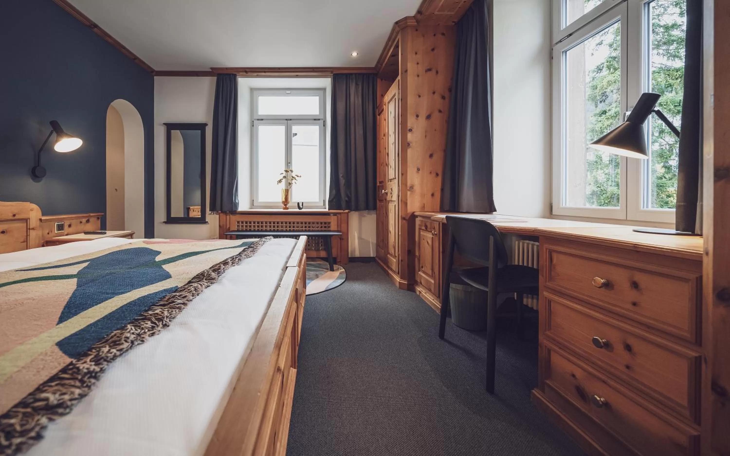 Photo of the whole room, Bed in Hotel Davoserhof by Mountain Hotels