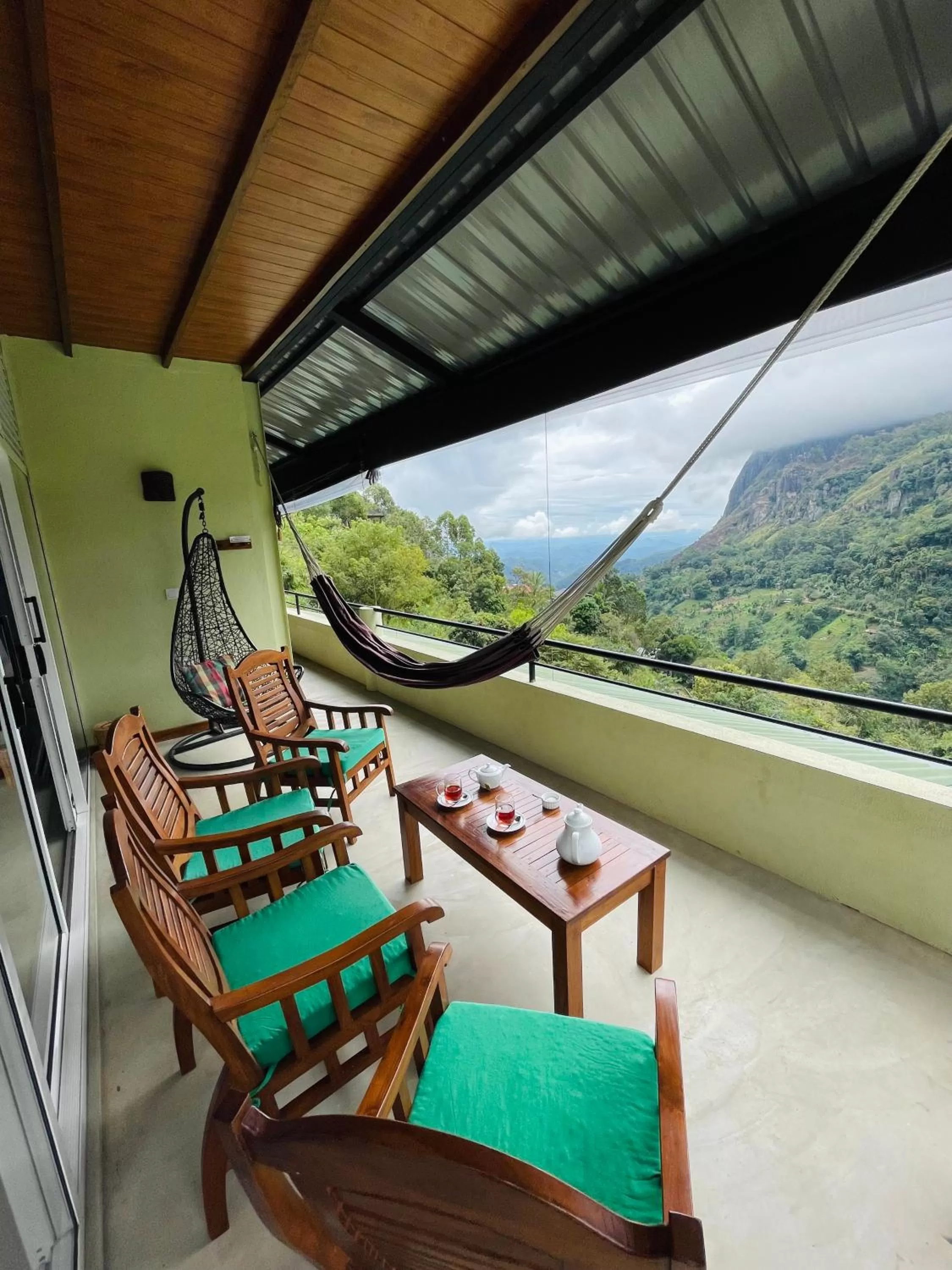 Balcony/Terrace in Zion View Ella Green Retreat