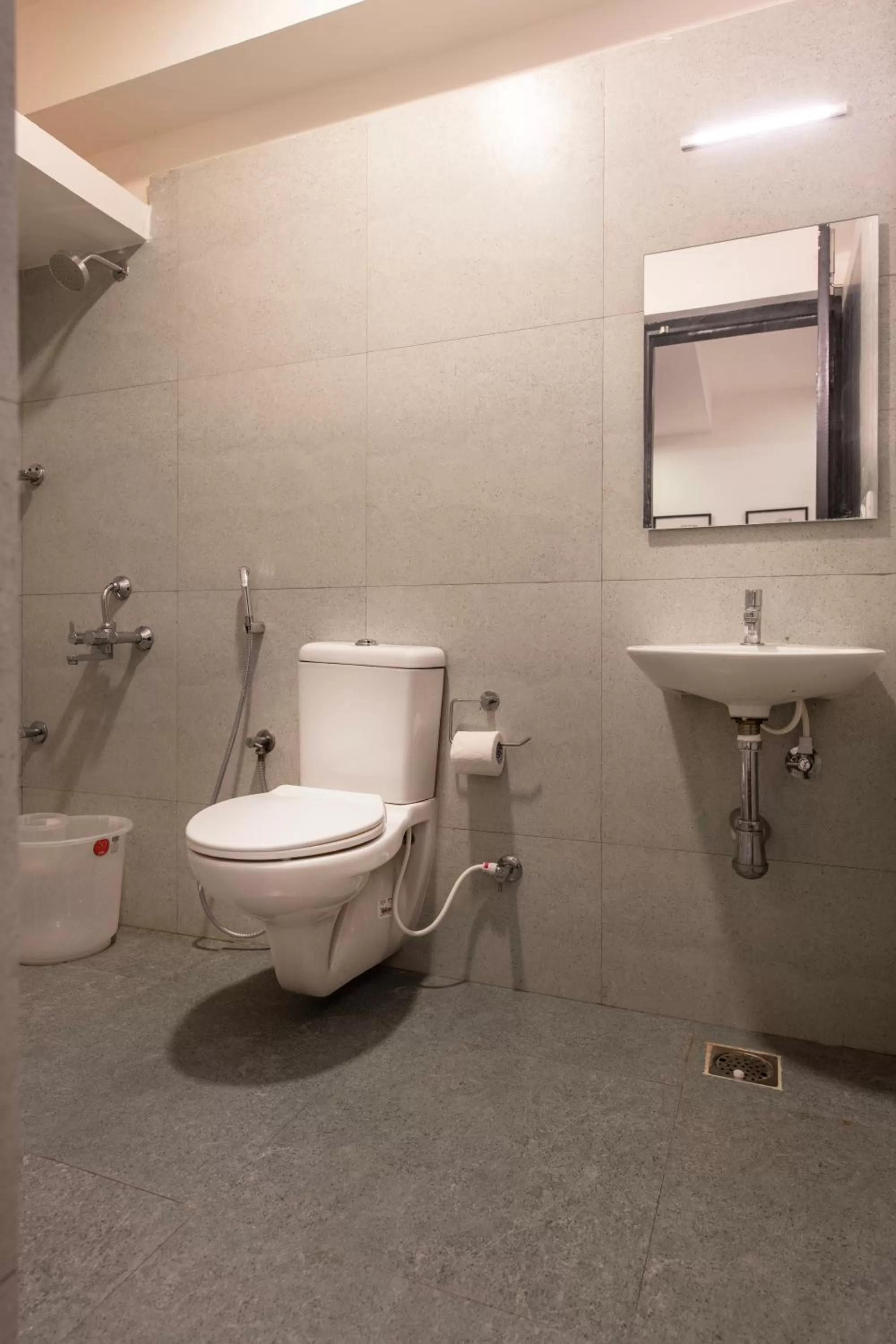 Bathroom in Convastay Prestige- Near Apollo Hospital & US Consulate