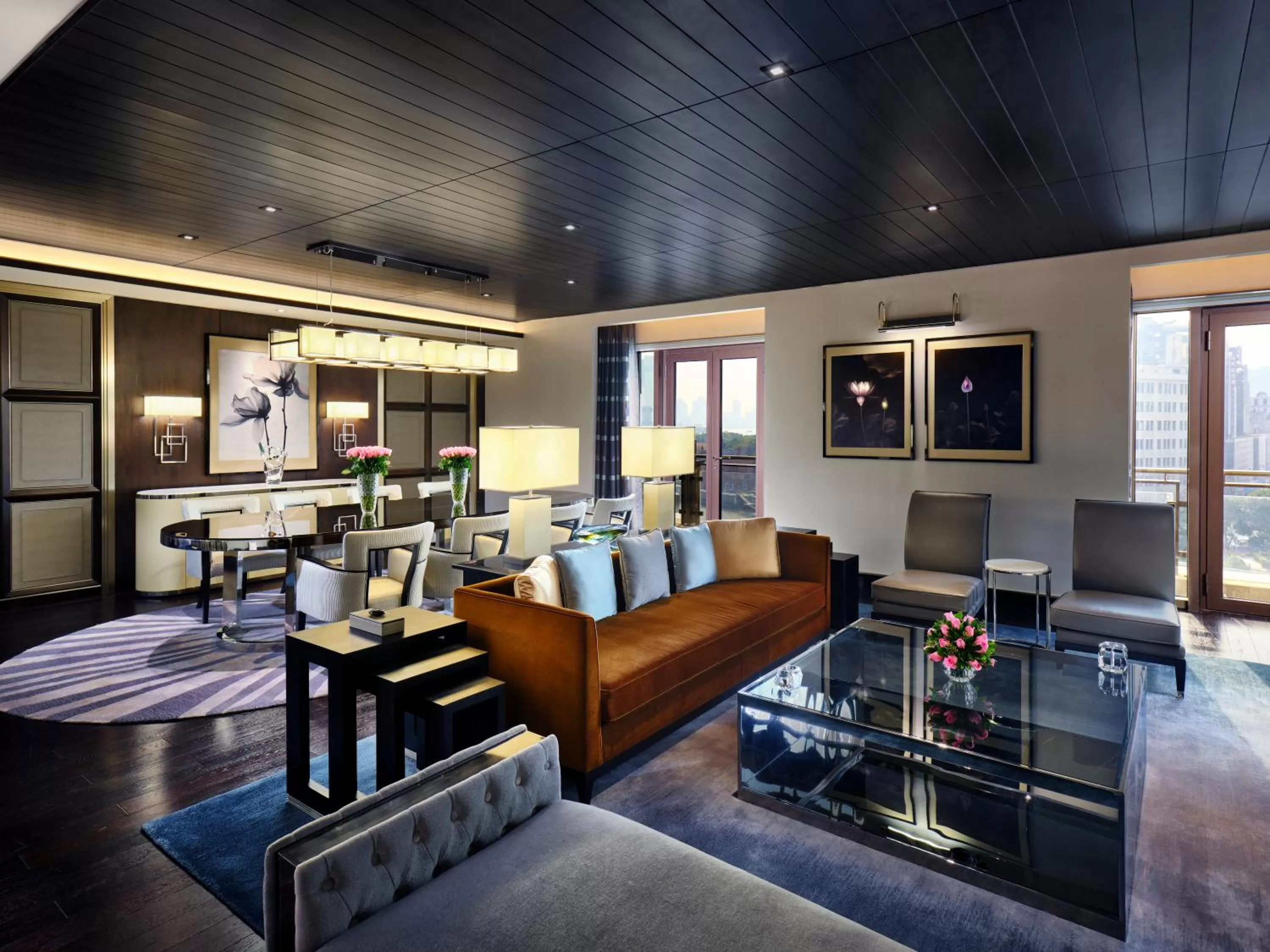 Living room in Bellagio by MGM Shanghai - on the bund