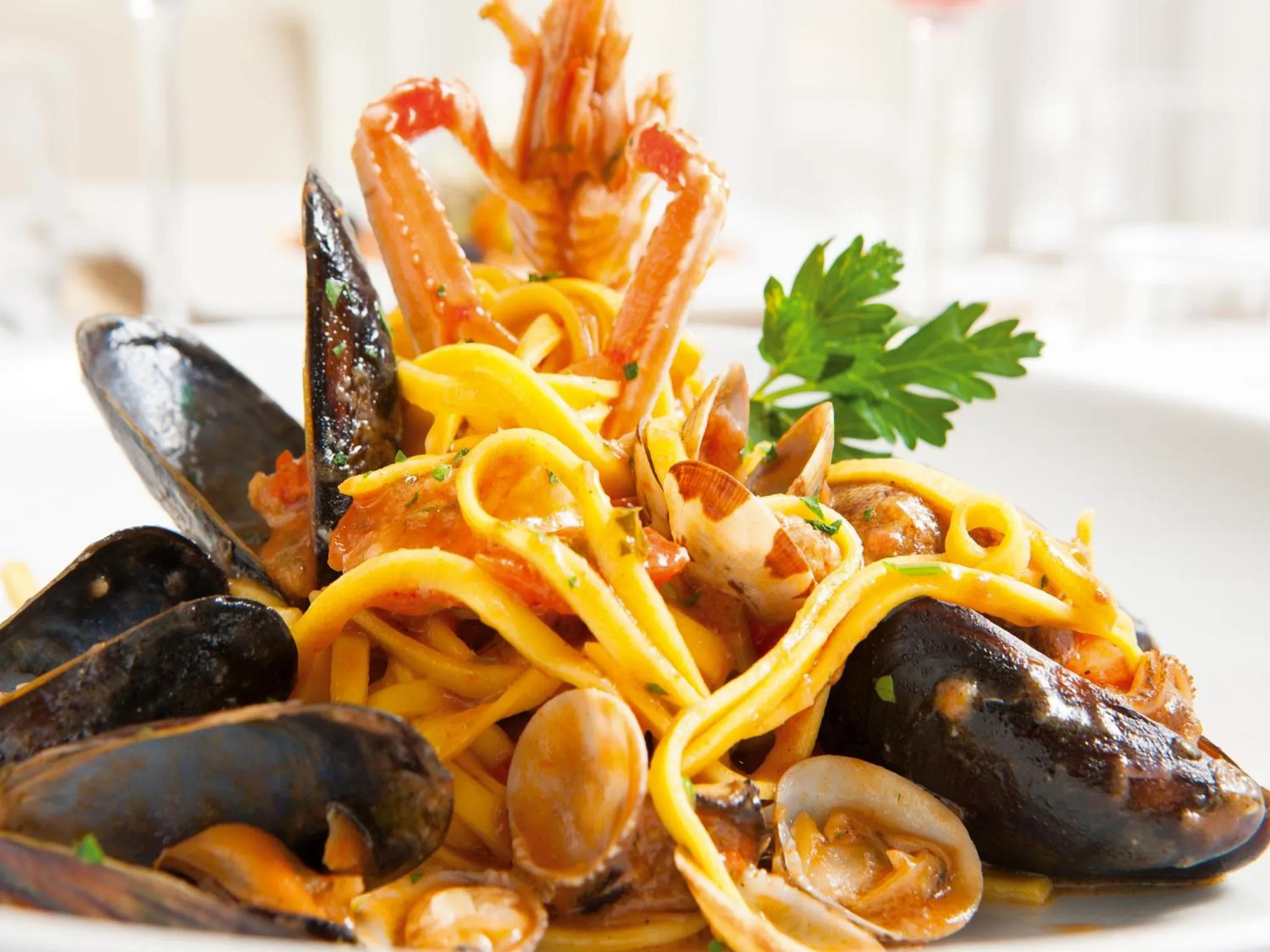 Food and drinks in Hotel Croce Di Malta