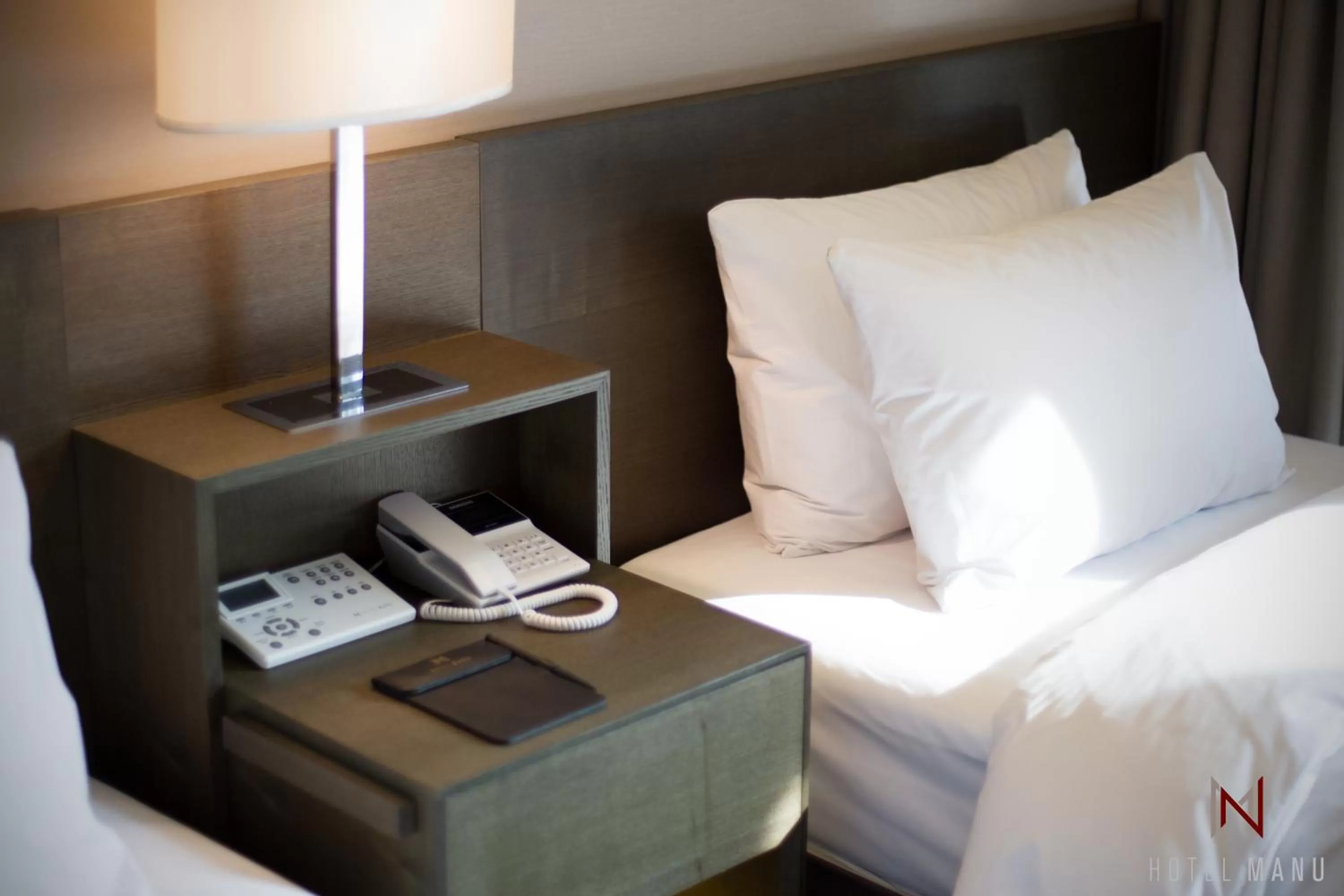 Bed in Hotel Manu Seoul