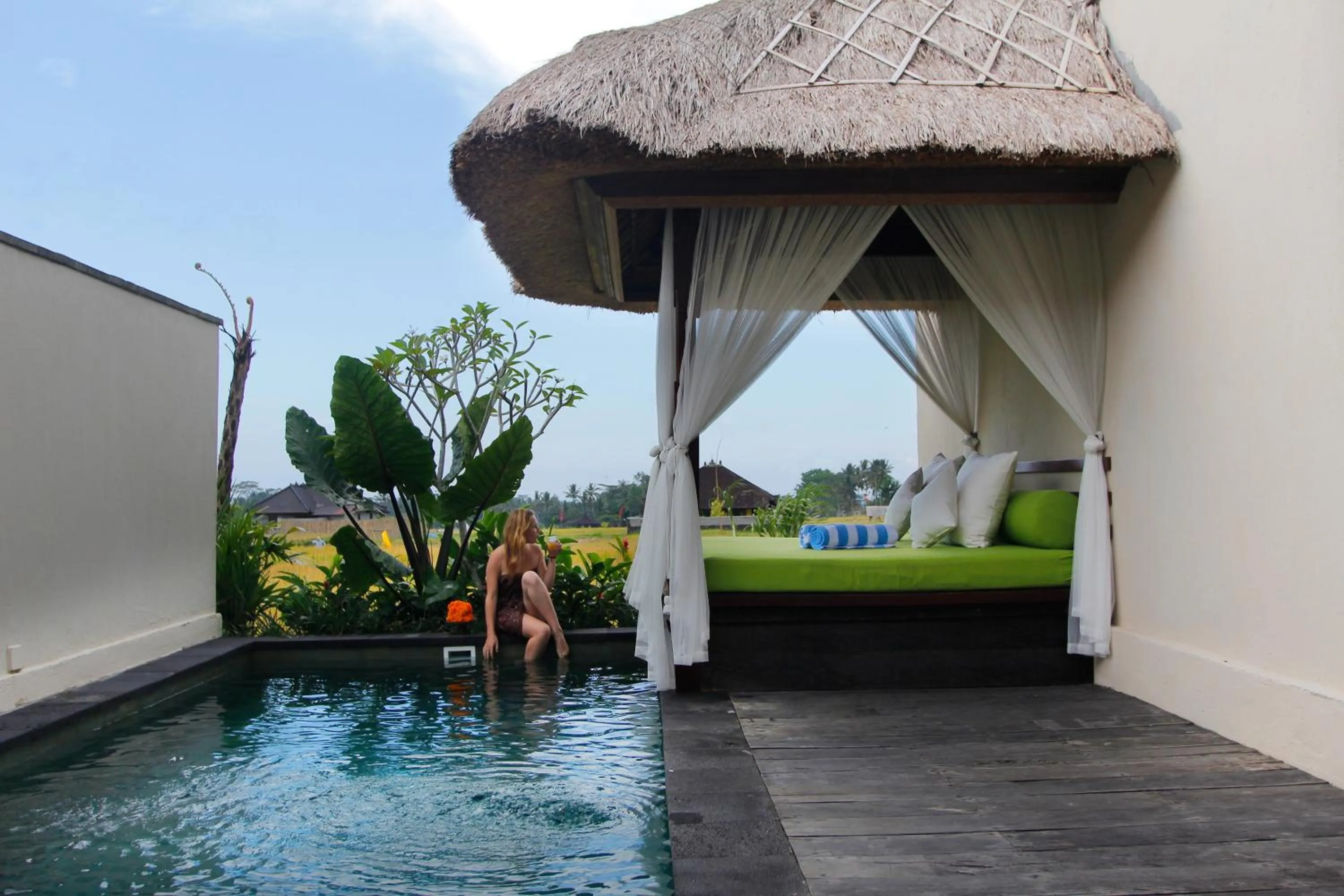 Swimming pool in Alam Puisi Villa Ubud